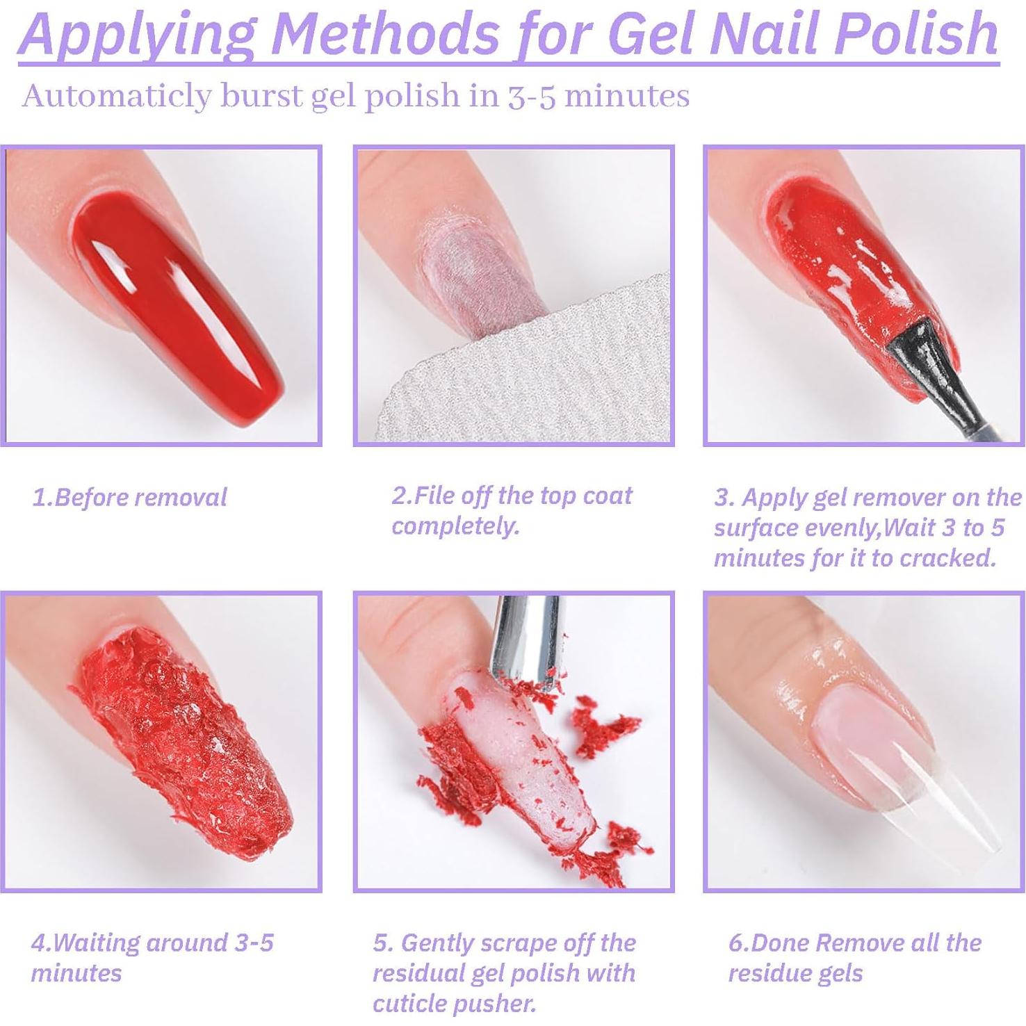 Removedor de Esmalte en Gel NAIEVIO 14.79 ml - Rápido y Fácil