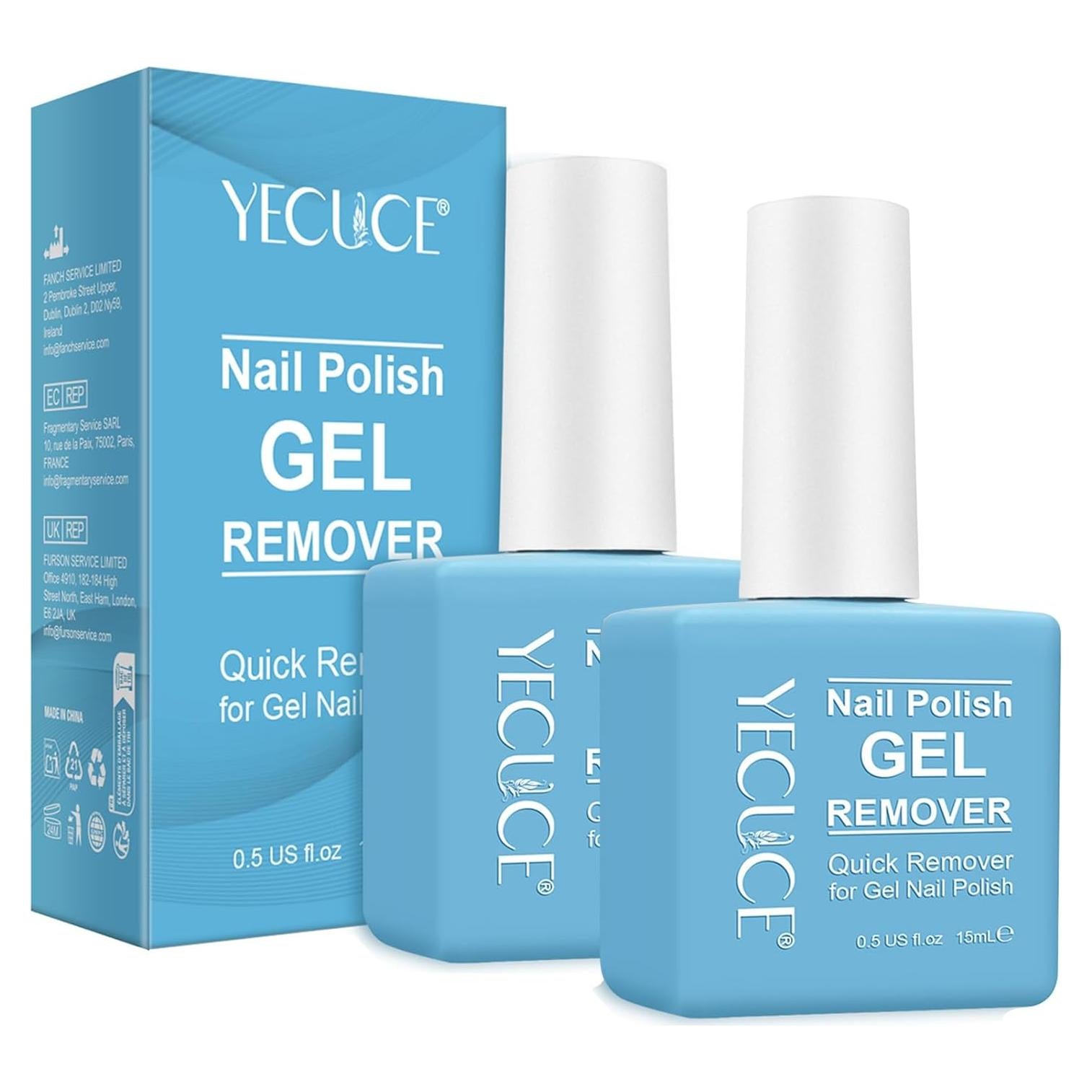 Removedor de Esmalte de Uñas en Gel Helture 60 ml 2PCS