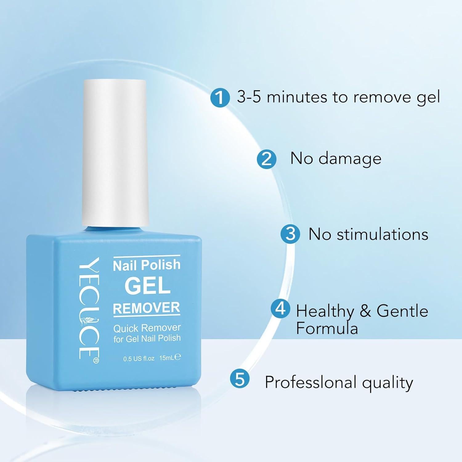 Removedor de Esmalte de Uñas en Gel Helture 60 ml 2PCS