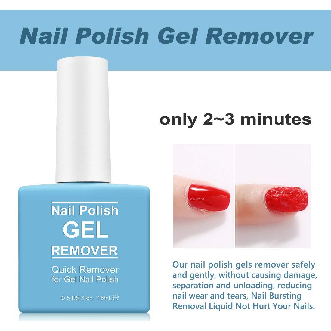 Removedor de Esmalte de Uñas en Gel 15ml - Rápido y Efectivo