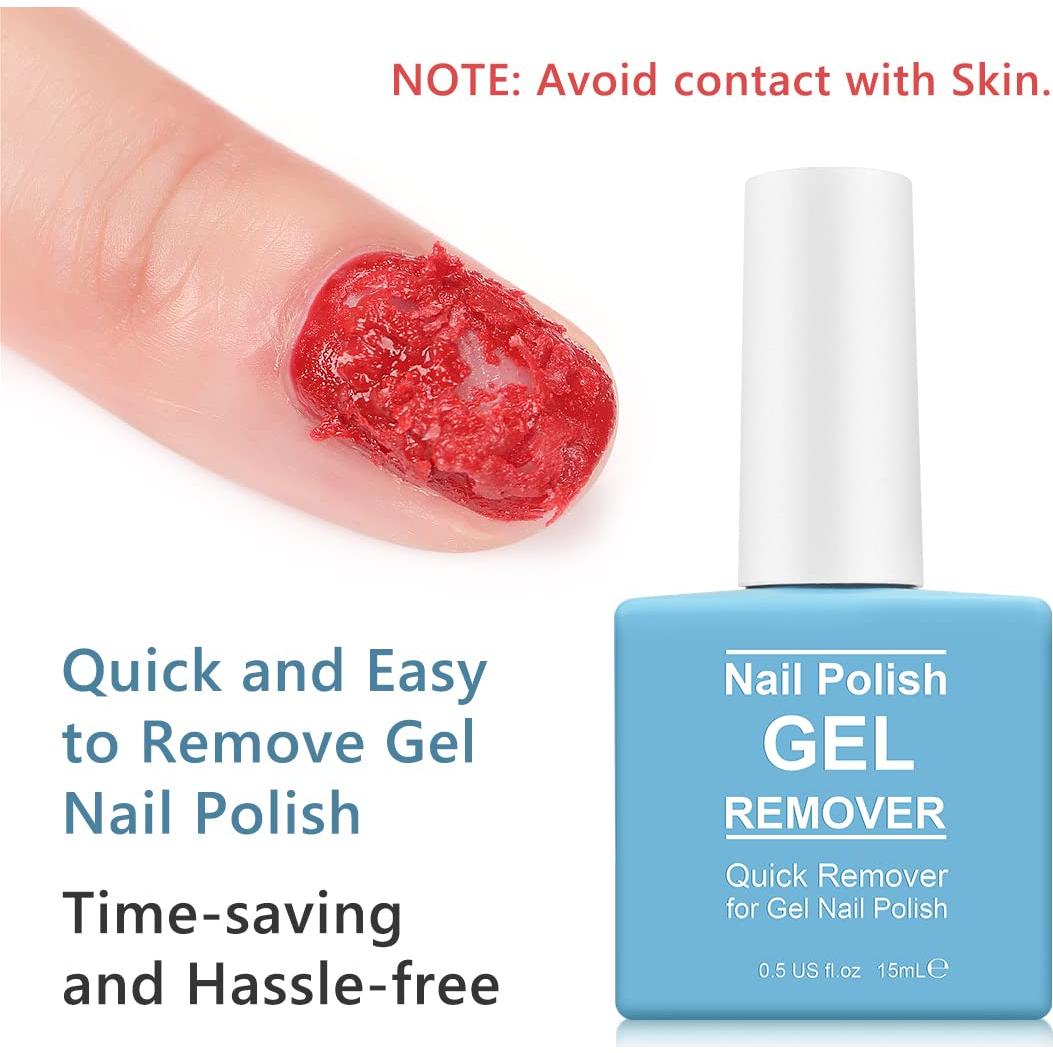 Removedor de Esmalte de Uñas en Gel 15ml - Rápido y Efectivo