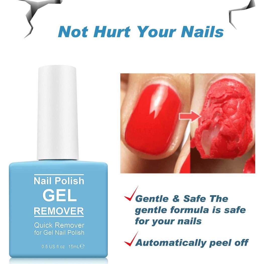 Removedor de Esmalte de Uñas en Gel 15ml - Rápido y Efectivo