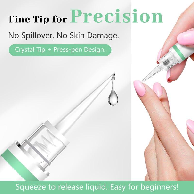 Removedor de Pegamento para Uñas Postizas LEYKOSH 2 en 1 10ml