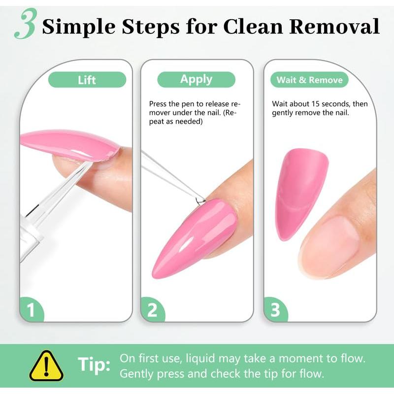 Removedor de Pegamento para Uñas Postizas LEYKOSH 2 en 1 10ml