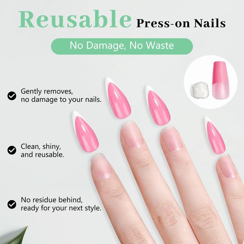 Removedor de Pegamento para Uñas Postizas LEYKOSH 2 en 1 10ml