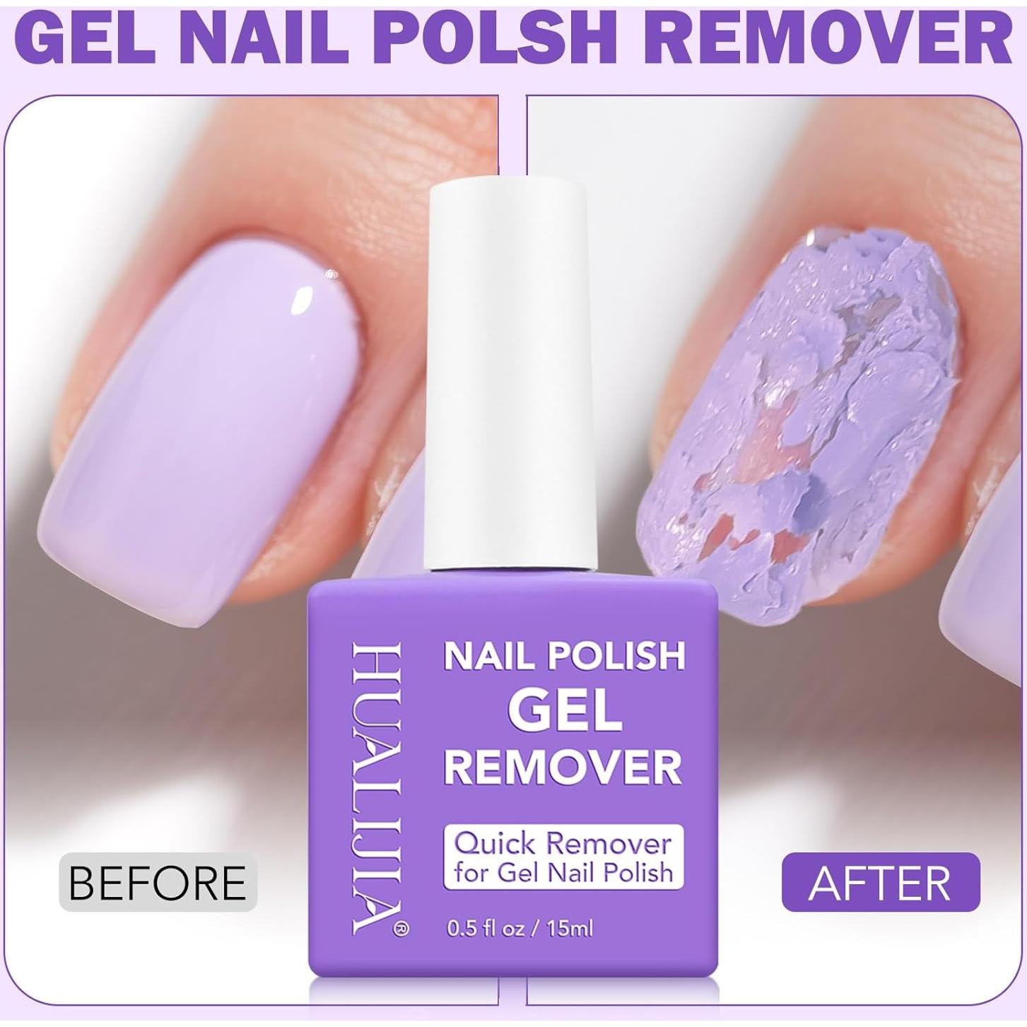 Removedor de Esmalte de Uñas en Gel Akeeronn 15ML - Rápido y Seguro