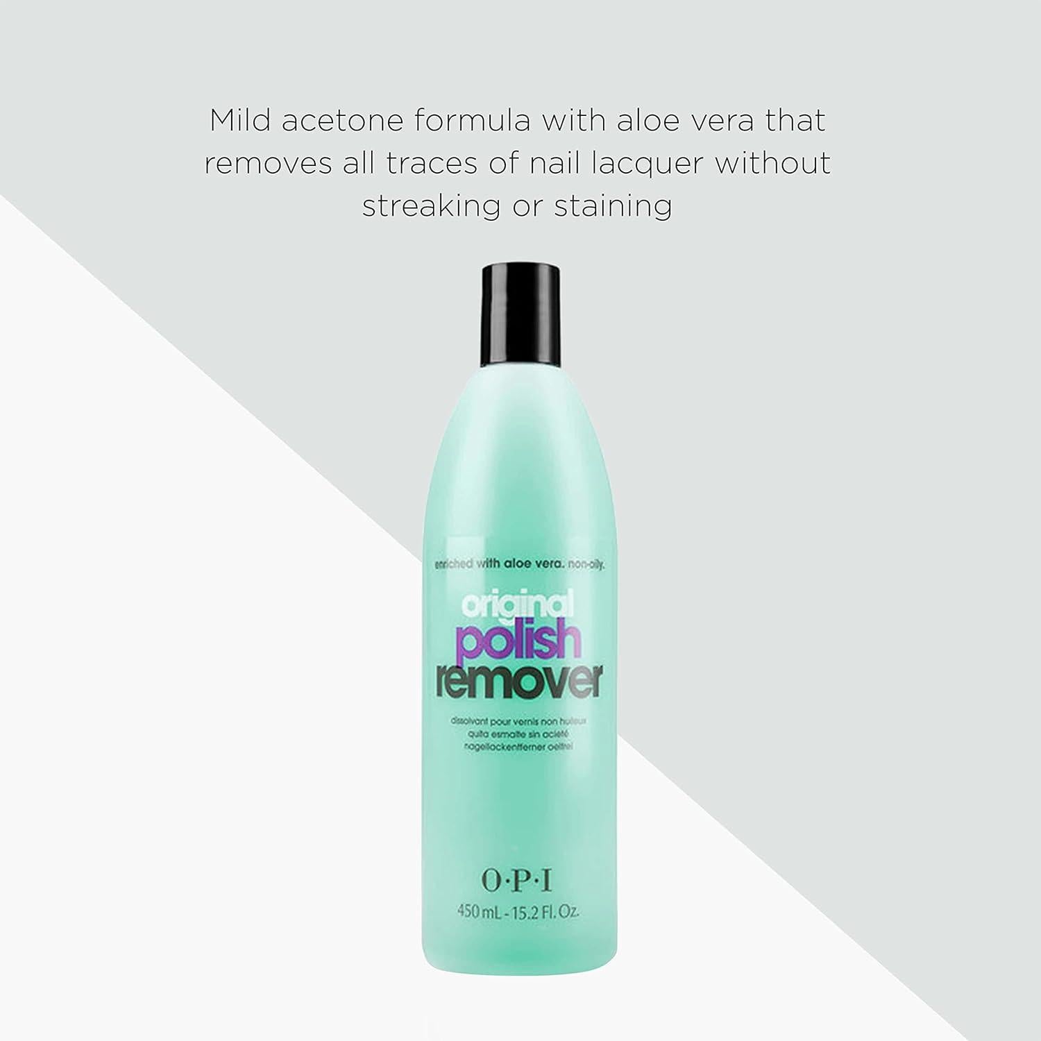 Removedor de Esmalte de Uñas OPI 109.8 ml Acetona Suave