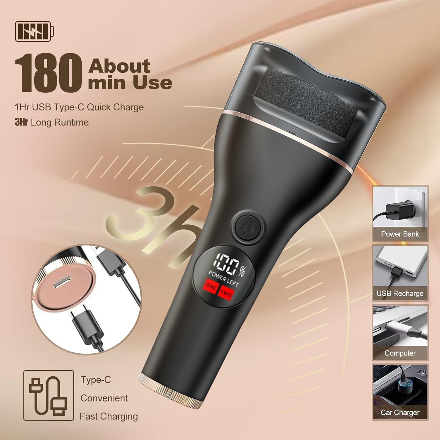 Removedor de Callos Eléctrico Zephiconn 17 en 1 Recargable