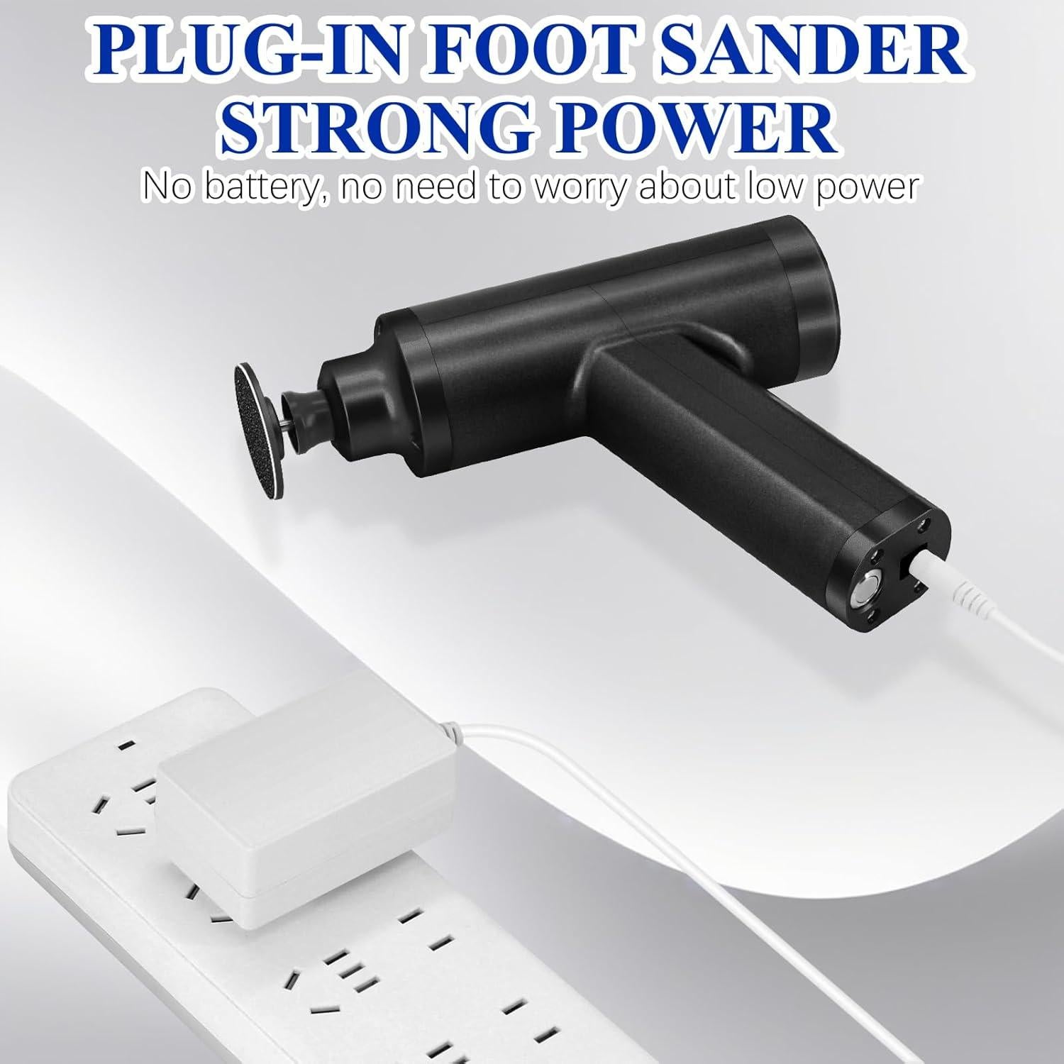 Removedor de Callos Eléctrico FCR-3 Ajustable 4500RPM Negro