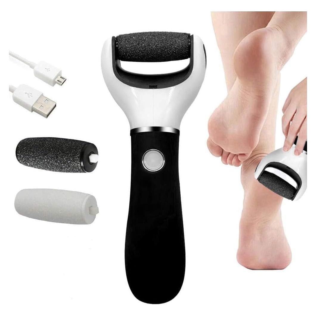 Lima Eléctrica para Pies BOMPOW Removedor de Piel Dura Negro