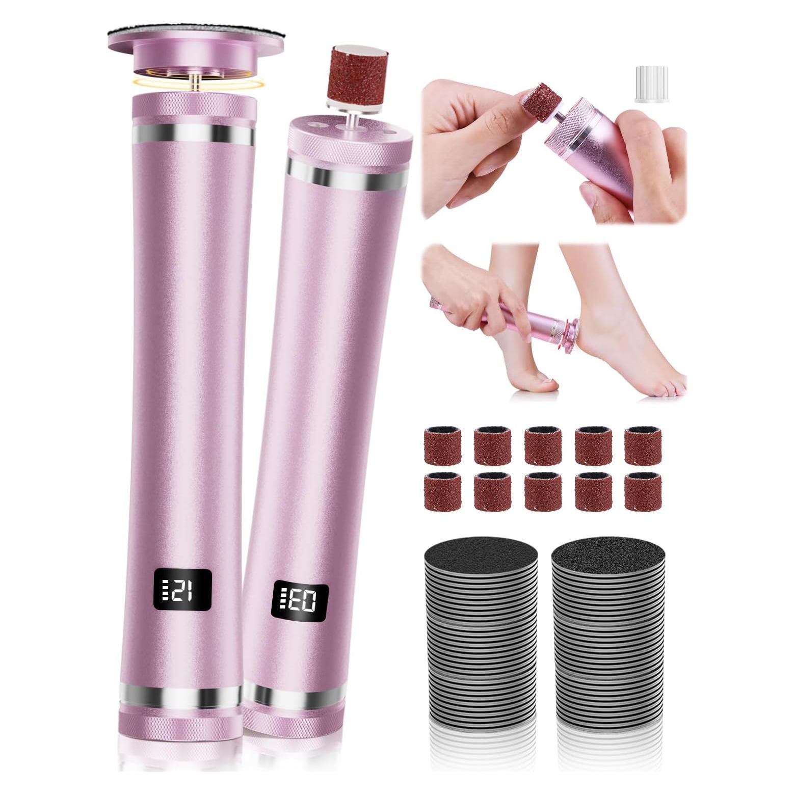 Removedor de Callos Eléctrico Tohecu MY-101 Rosa 12 Velocidades