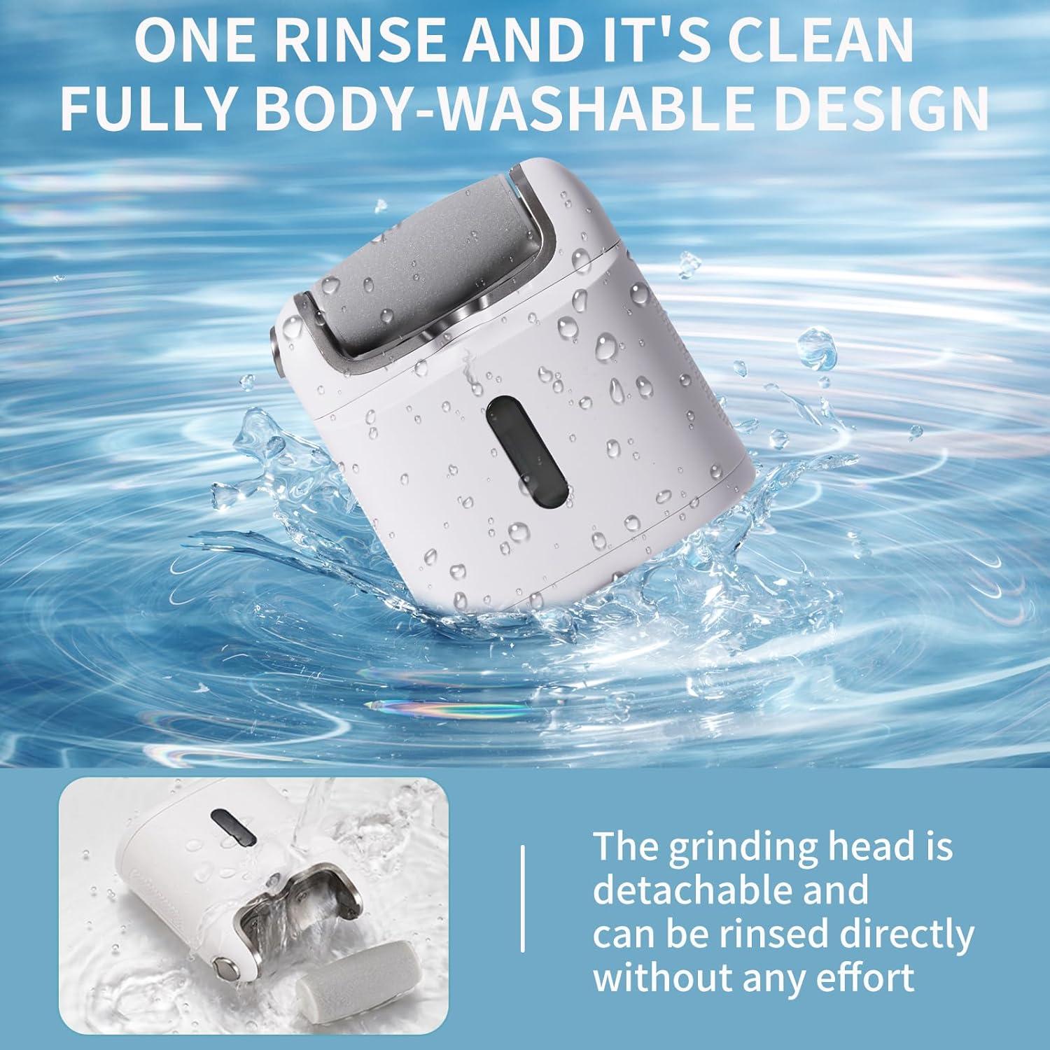 Removedor de Callos Eléctrico YunManHT con Spray y 2 Cabezas