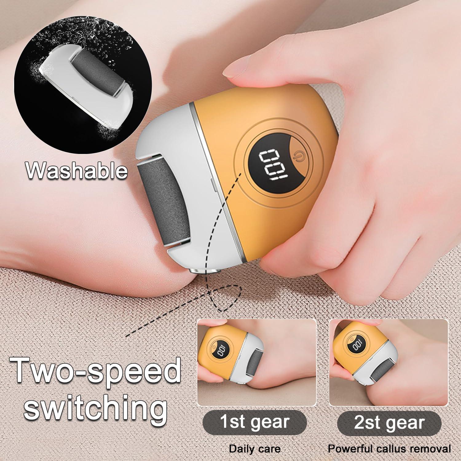 Pulidor Eléctrico de Pies FOTN DDMJJ USB Recargable Naranja