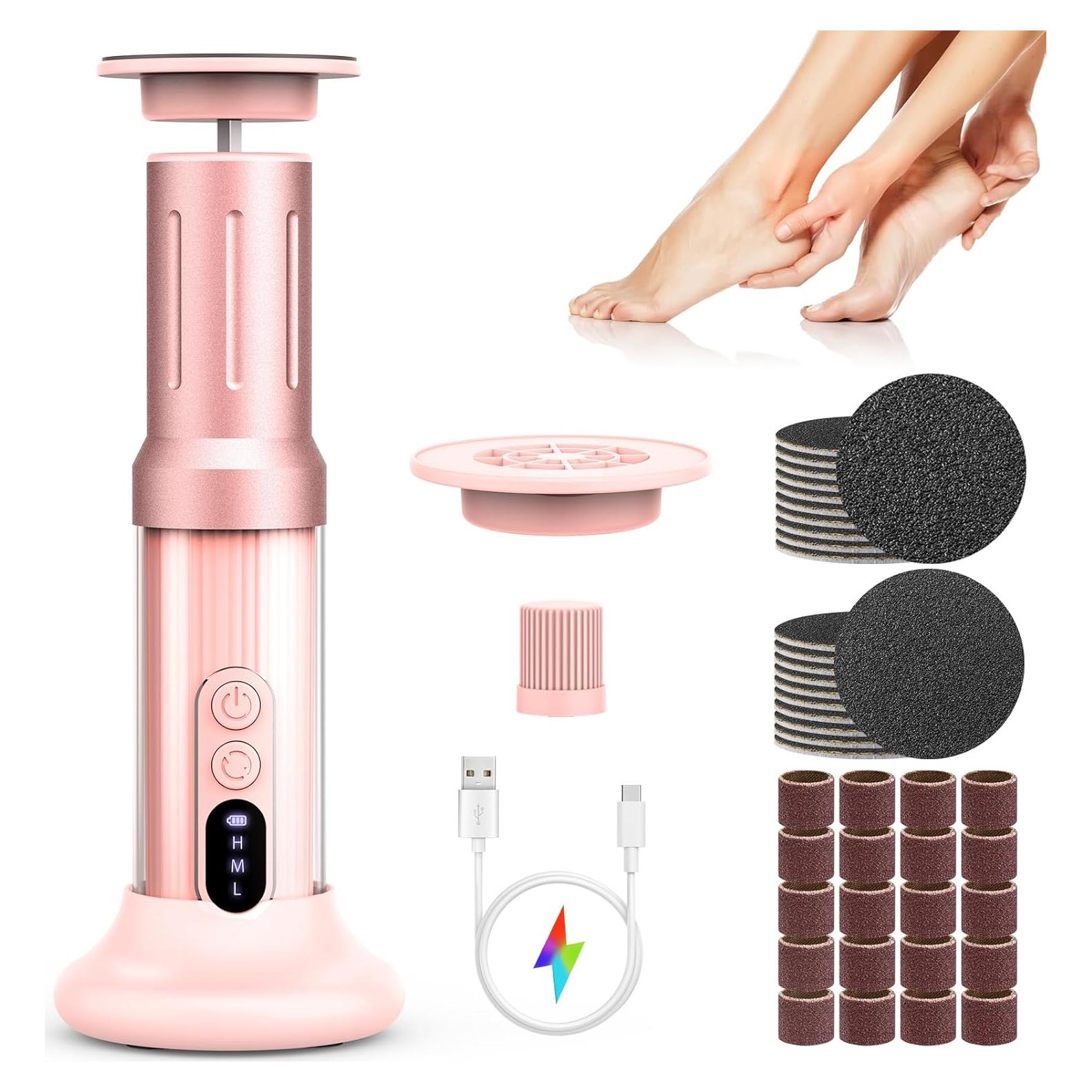 Removedor de Callos Eléctrico Slyhaw 2 en 1 Rosa 2000RPM