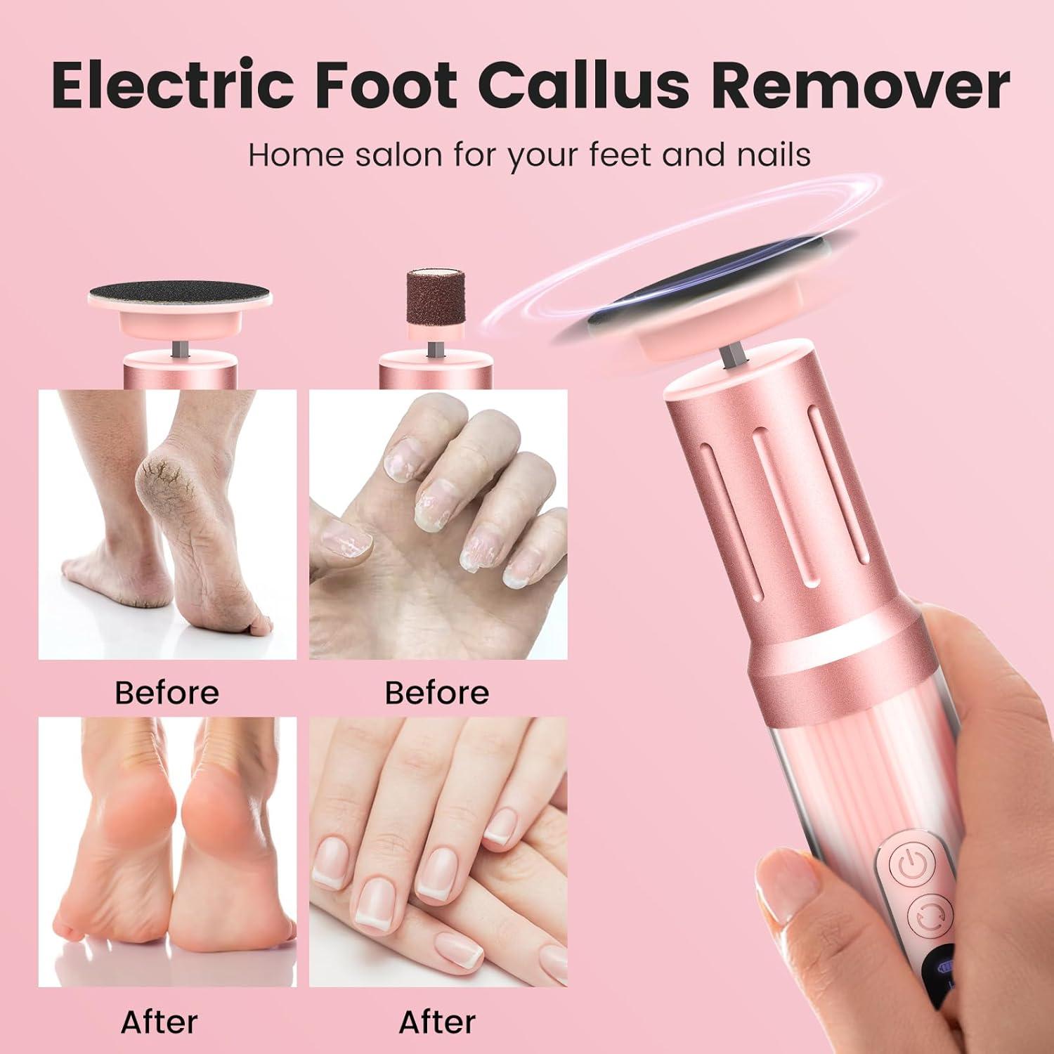 Removedor de Callos Eléctrico Slyhaw 2 en 1 Rosa 2000RPM