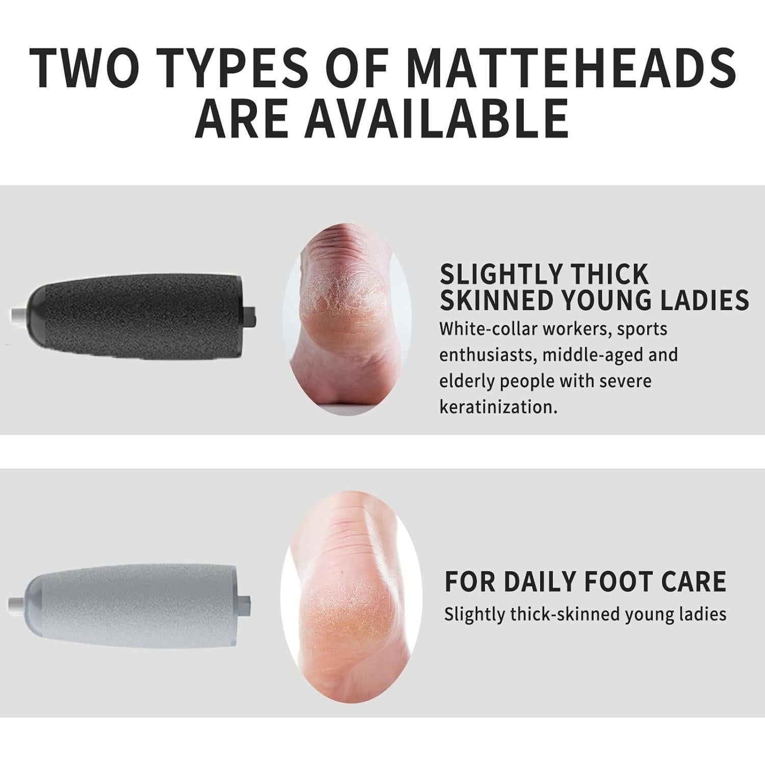 Removedor de Callos Eléctrico WANAVO QP-001 con 2 Cabezas