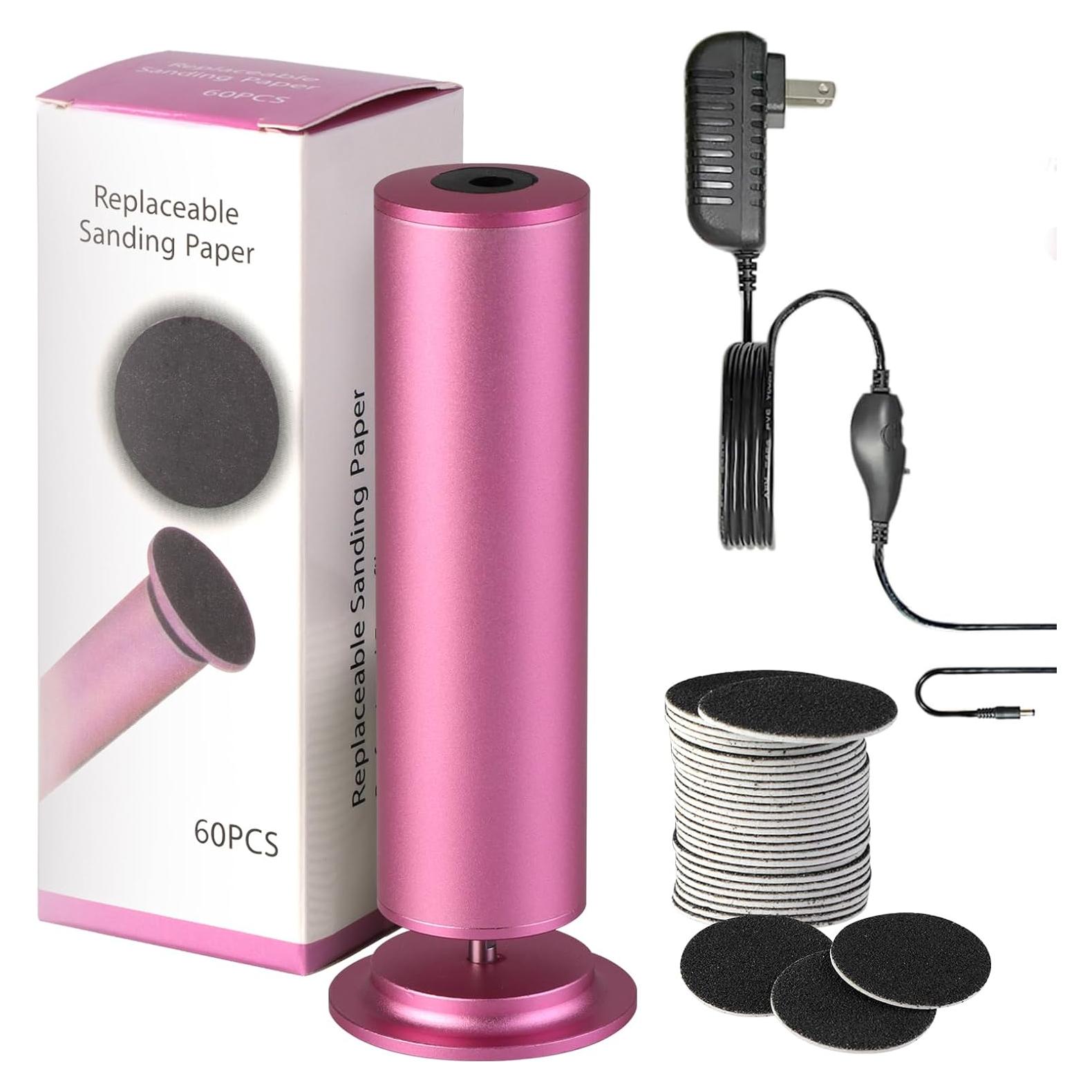 Removedor de Callos Eléctrico Dermave con 60 Discos de Lija