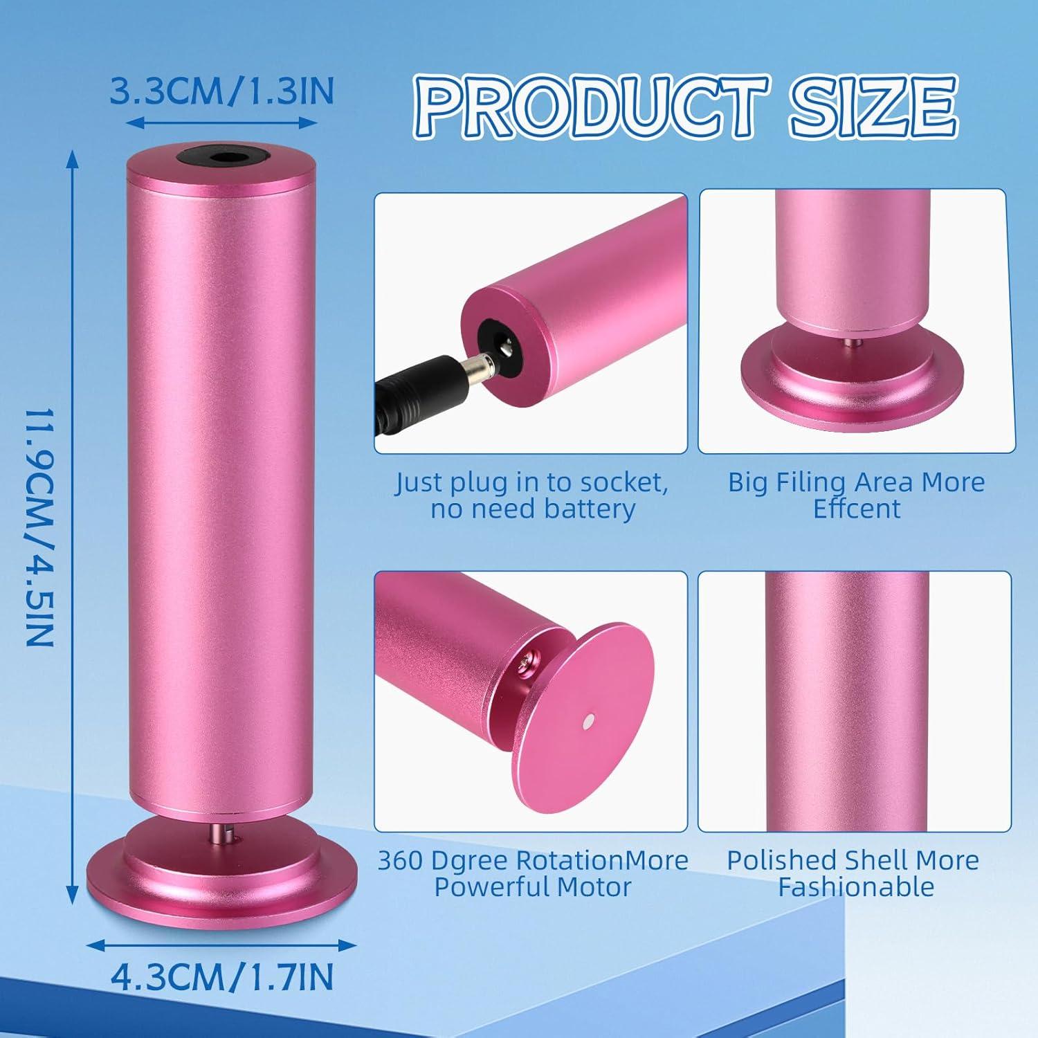 Removedor de Callos Eléctrico Dermave con 60 Discos de Lija