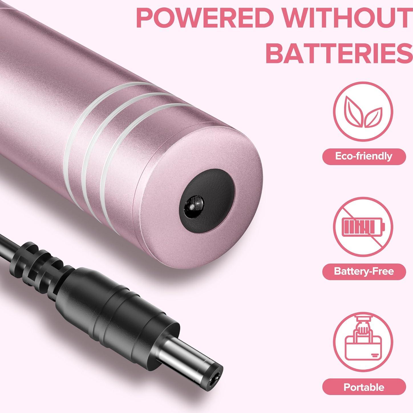 Removedor de Callos Eléctrico 7d24hcare Rosa con 60 Discos