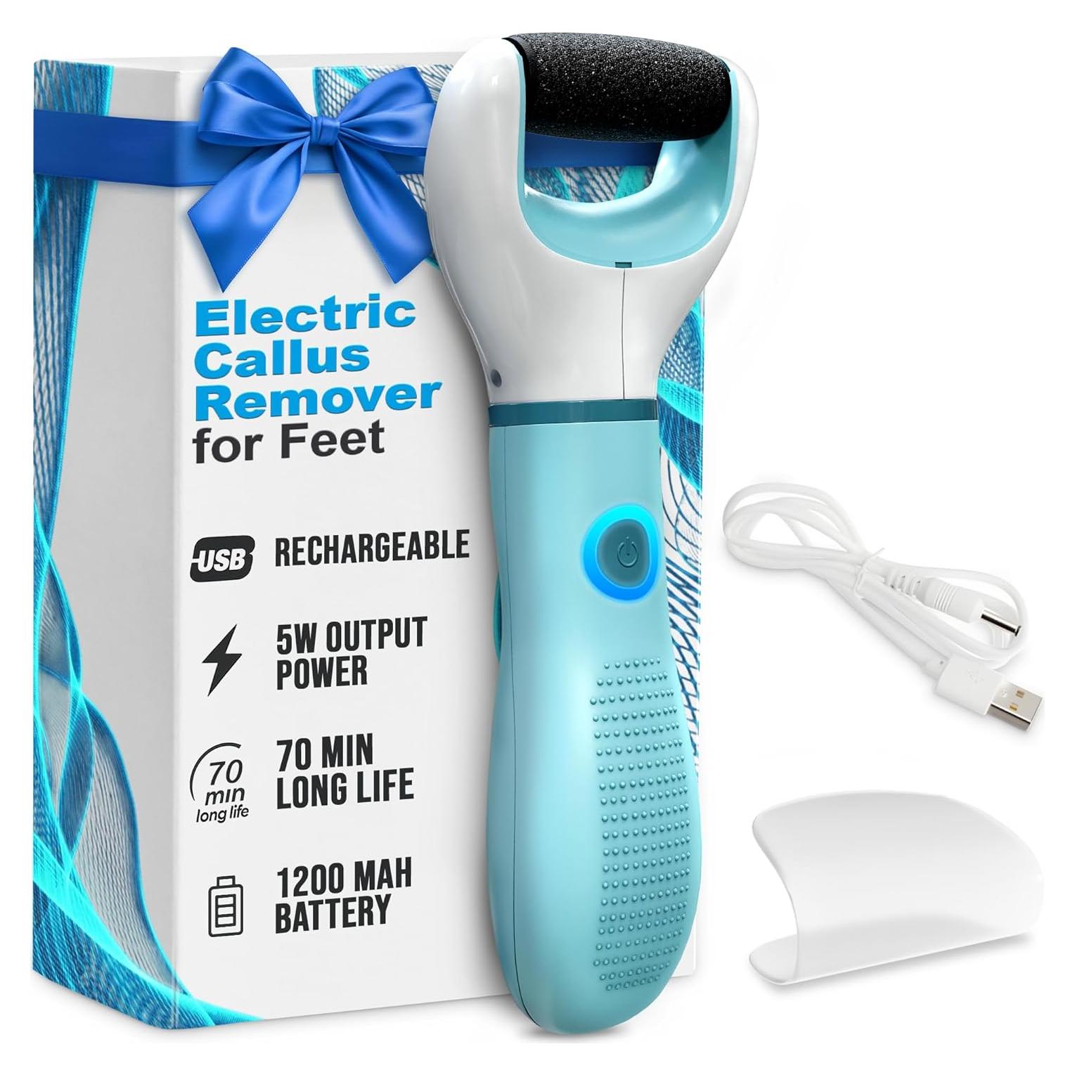 Lijadora eléctrica para pies AZZORI 3 velocidades 1200mAh