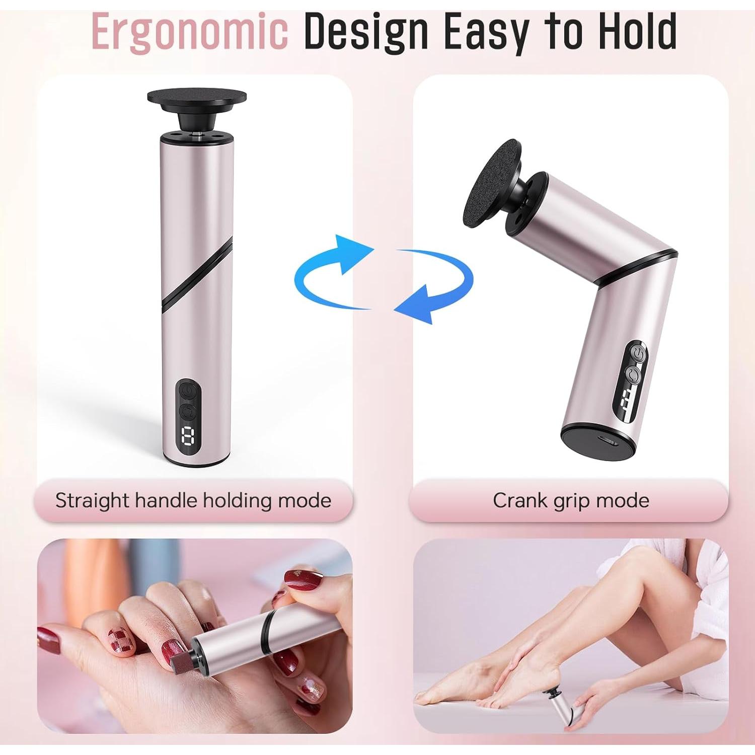 Removedor de Callos Eléctrico Inalámbrico ZHOUMADE FR11 9 Velocidades