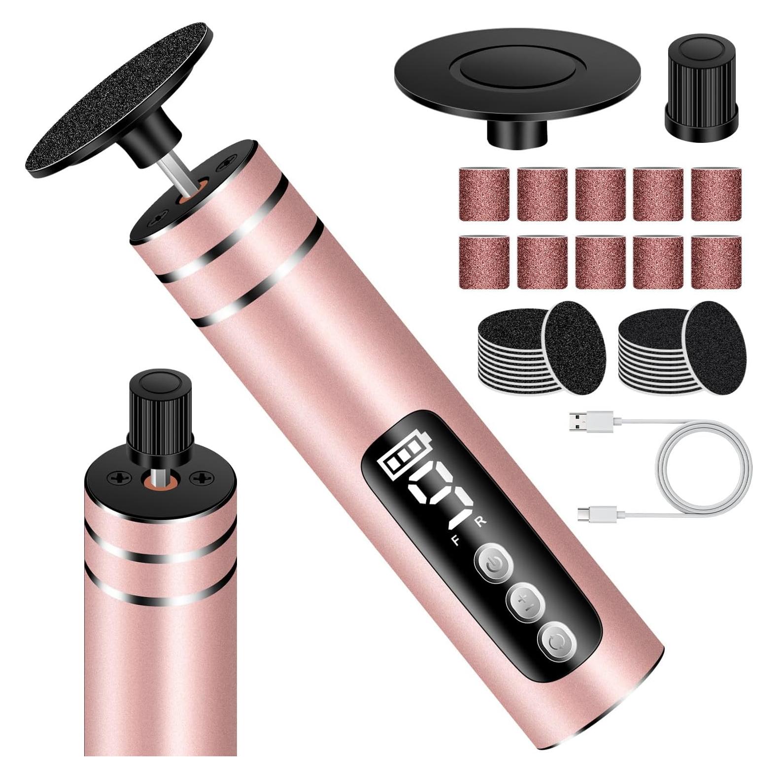 Lima Eléctrica Portátil EAONE MZX-01 para Pies y Uñas 2 en 1