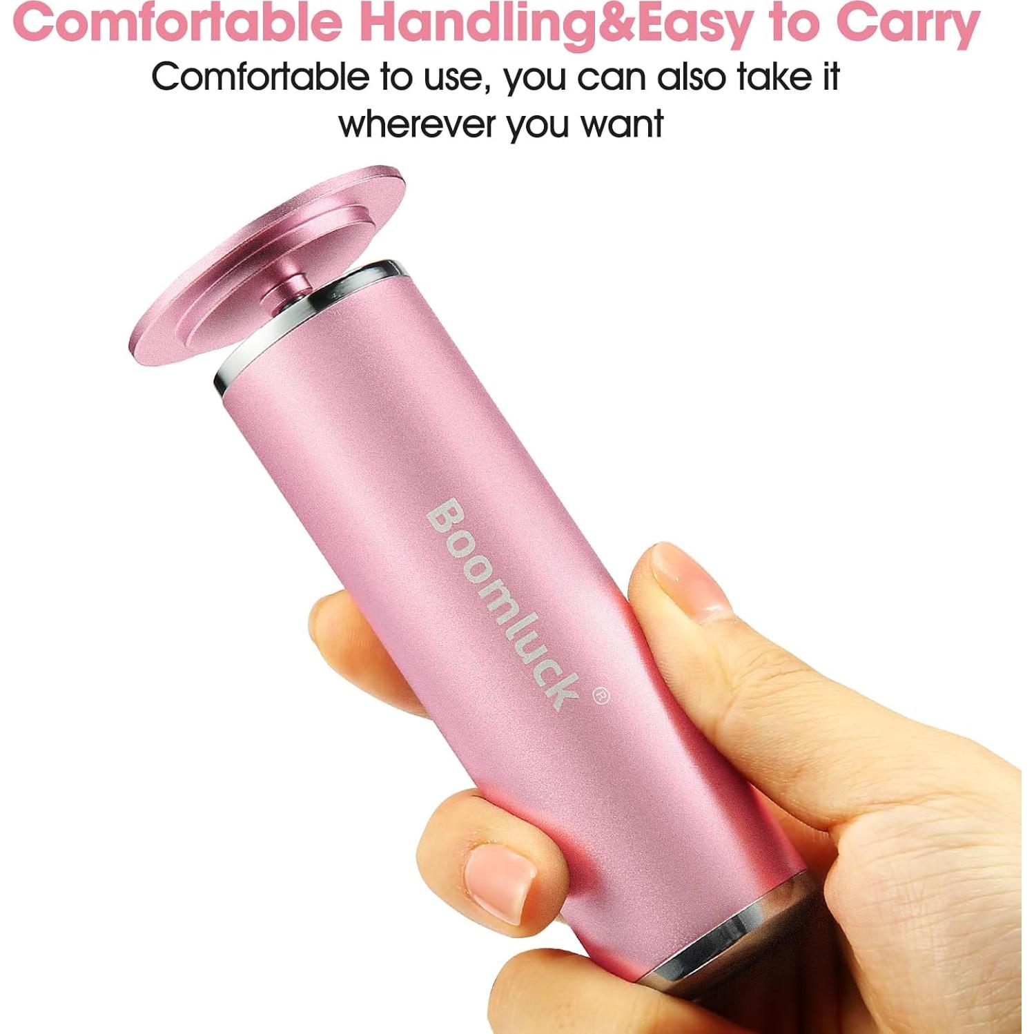 Removedor de Callos Eléctrico Boomluck con 60 Discos de Lija