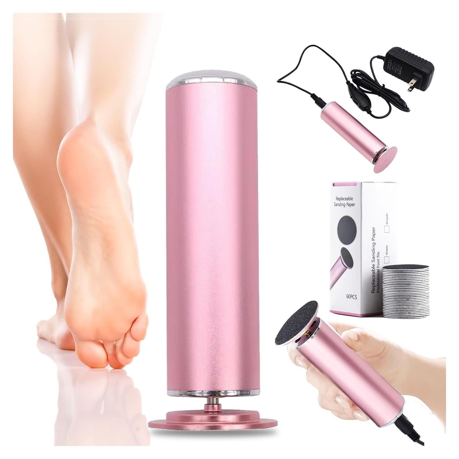 Lima Eléctrica para Pies Jeffyard FCM-01 con 60 Discos Lija