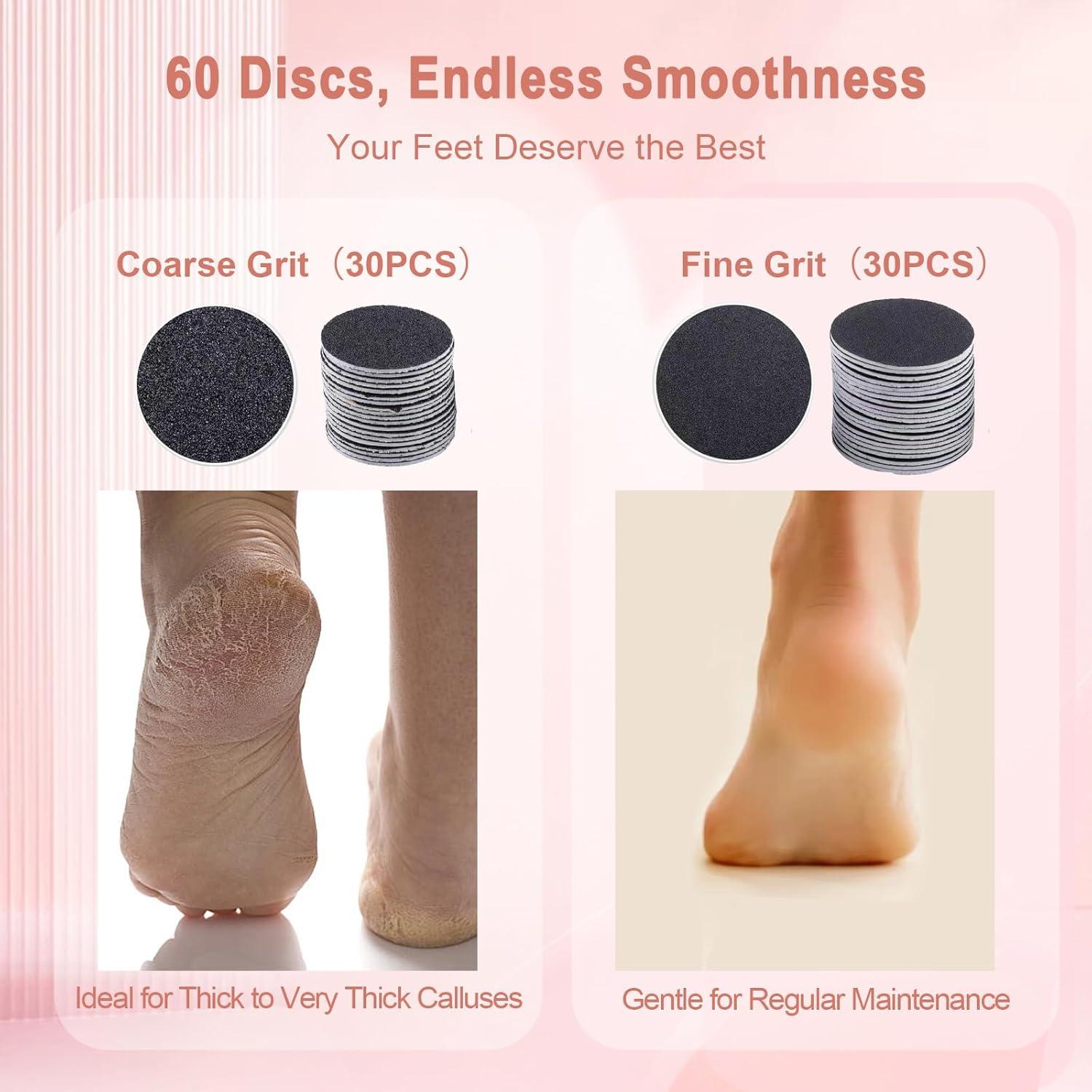 Lima Eléctrica para Pies Jeffyard FCM-01 con 60 Discos Lija