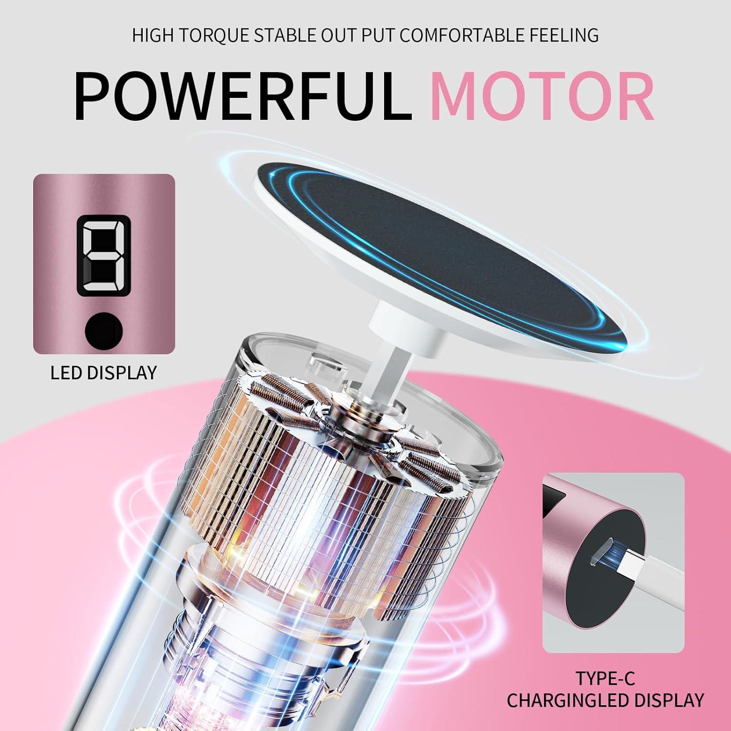 Lima Eléctrica Profesional para Pies Cbvcbv - Batería 1200mAh