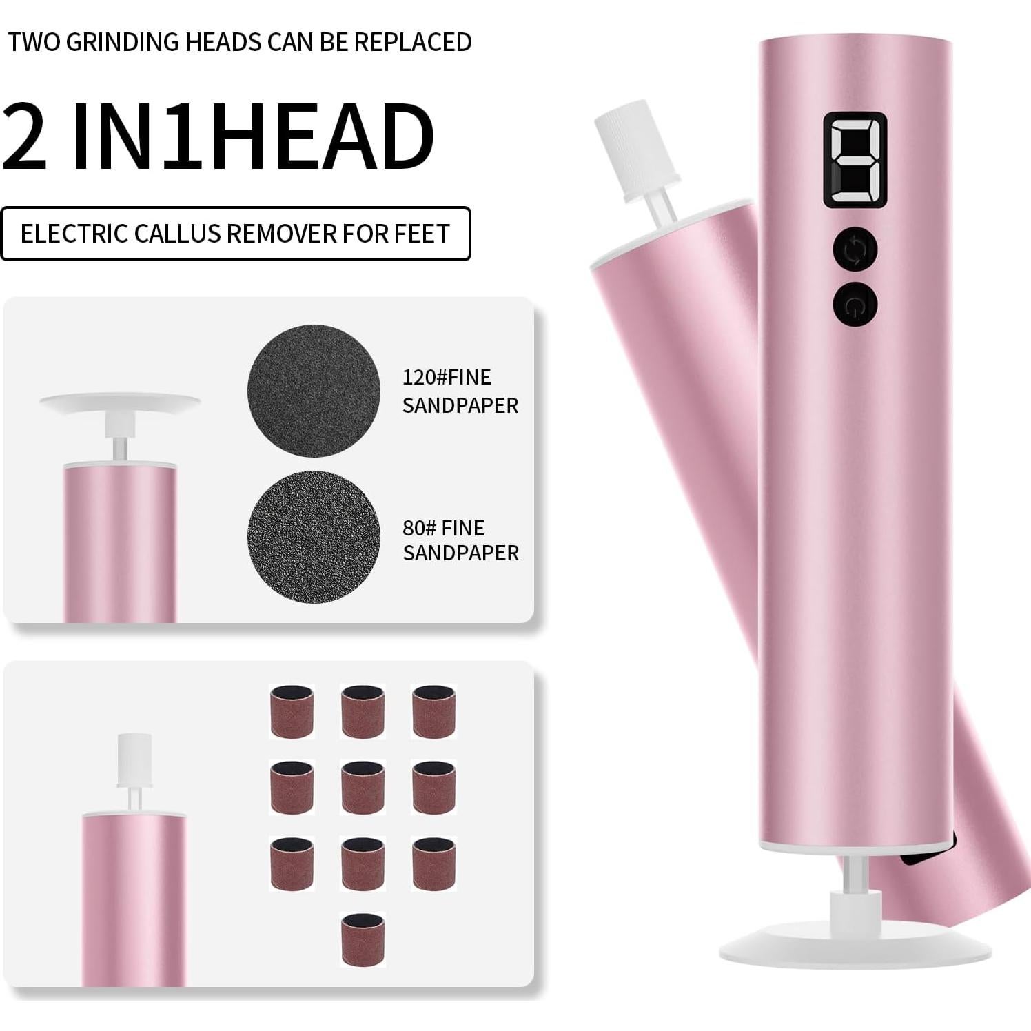 Lima Eléctrica Profesional para Pies Cbvcbv - Batería 1200mAh