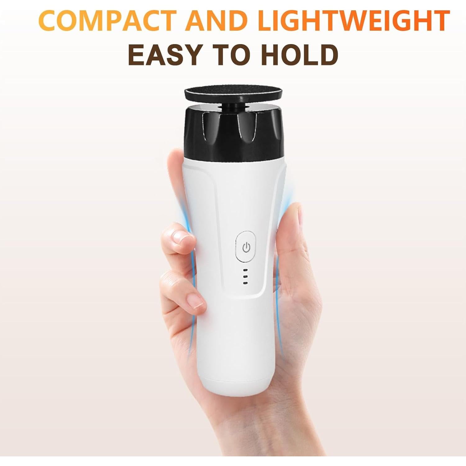 Removedor de Callos Eléctrico I.B.N Blanco 2200mAh 15000RPM