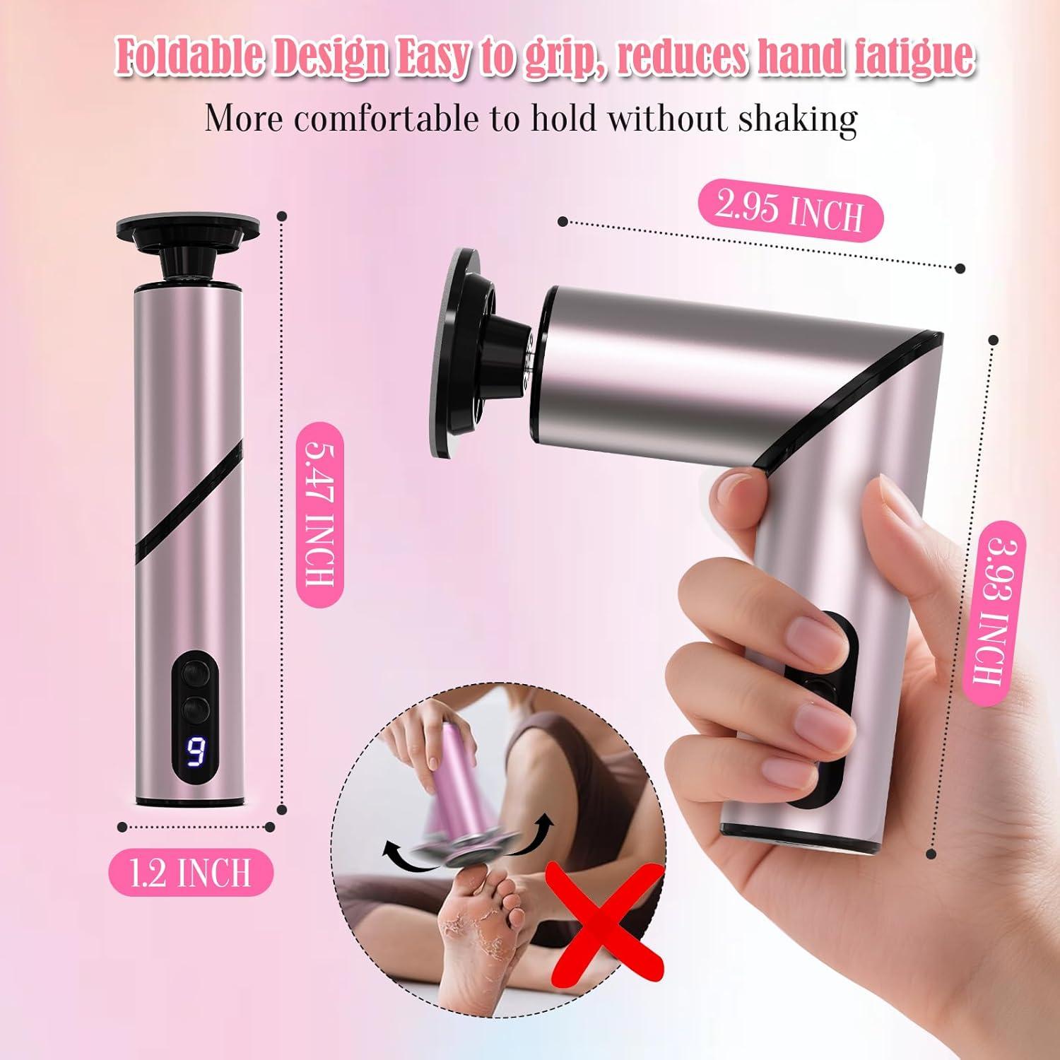 Removedor de Callos Eléctrico FUNKYLEE Oro Rosa 9 Velocidades