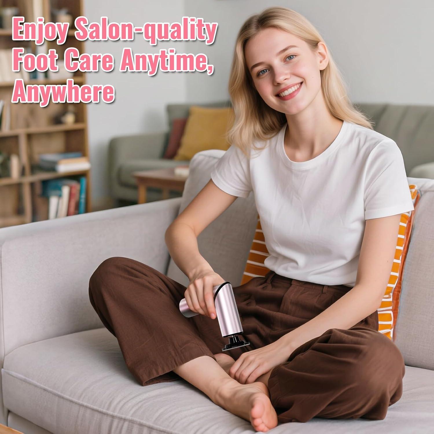 Removedor de Callos Eléctrico FUNKYLEE Oro Rosa 9 Velocidades