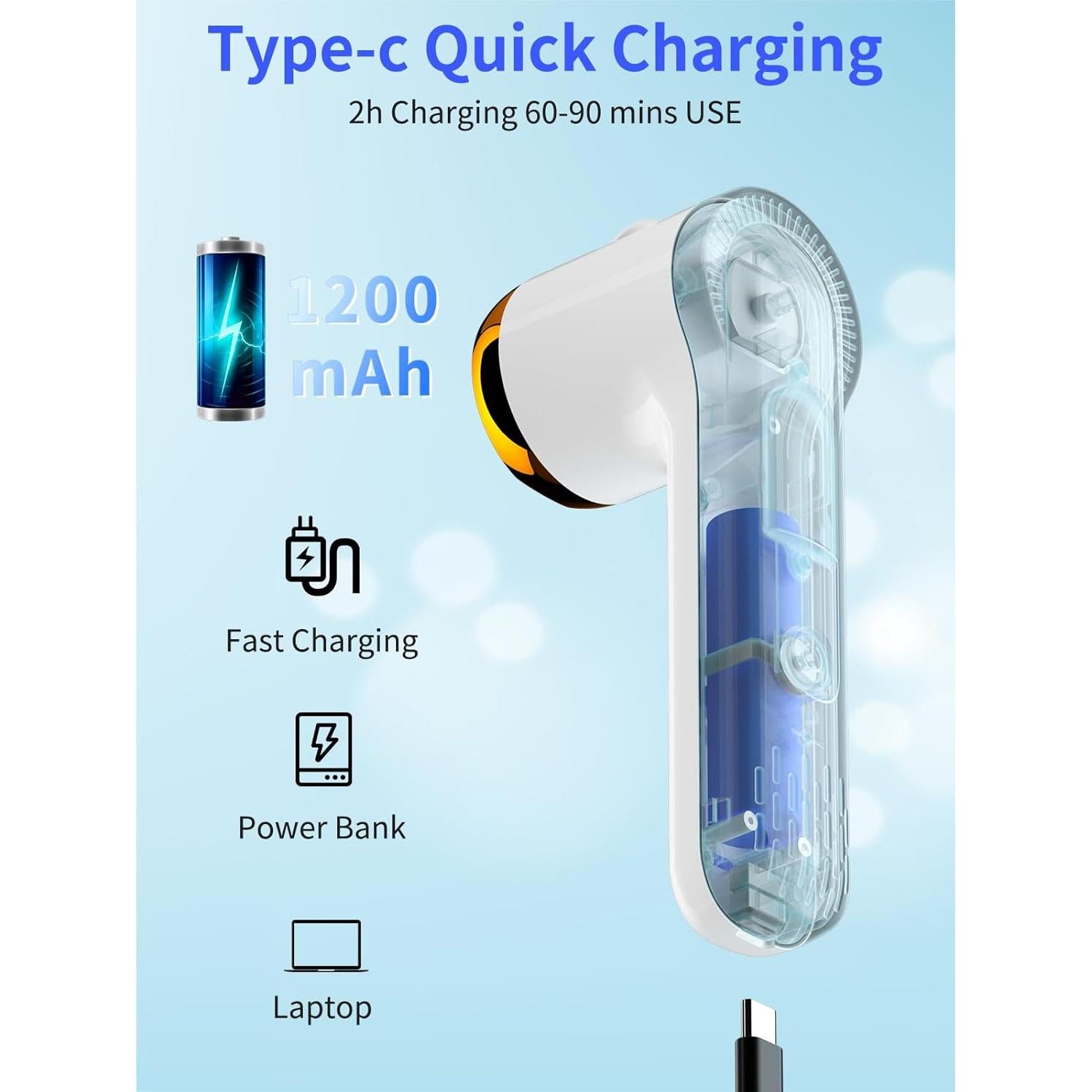 Removedor de Callos Eléctrico Alitamei con Aspiradora y USB