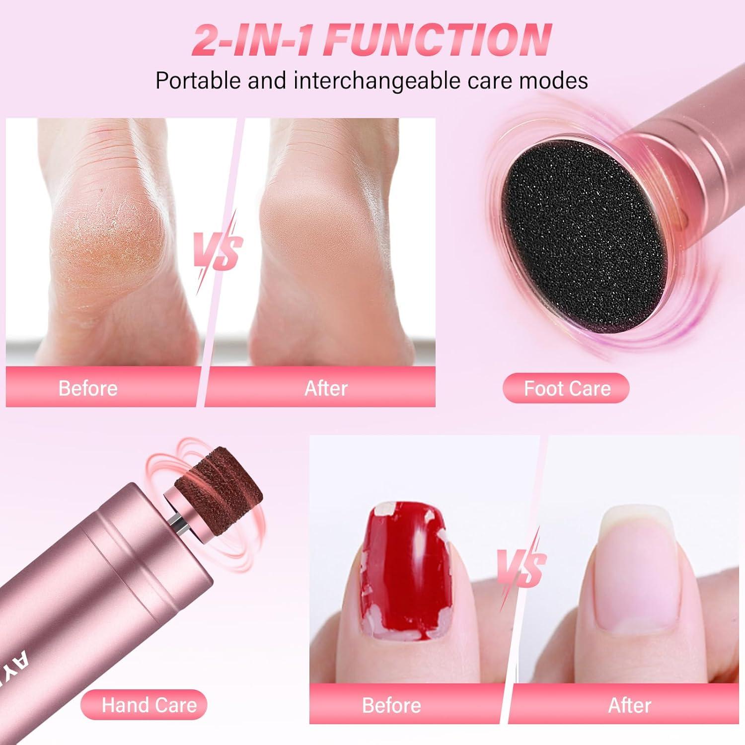 Removedor de Callos Eléctrico Ayimoll 2 en 1 con 60 Discos