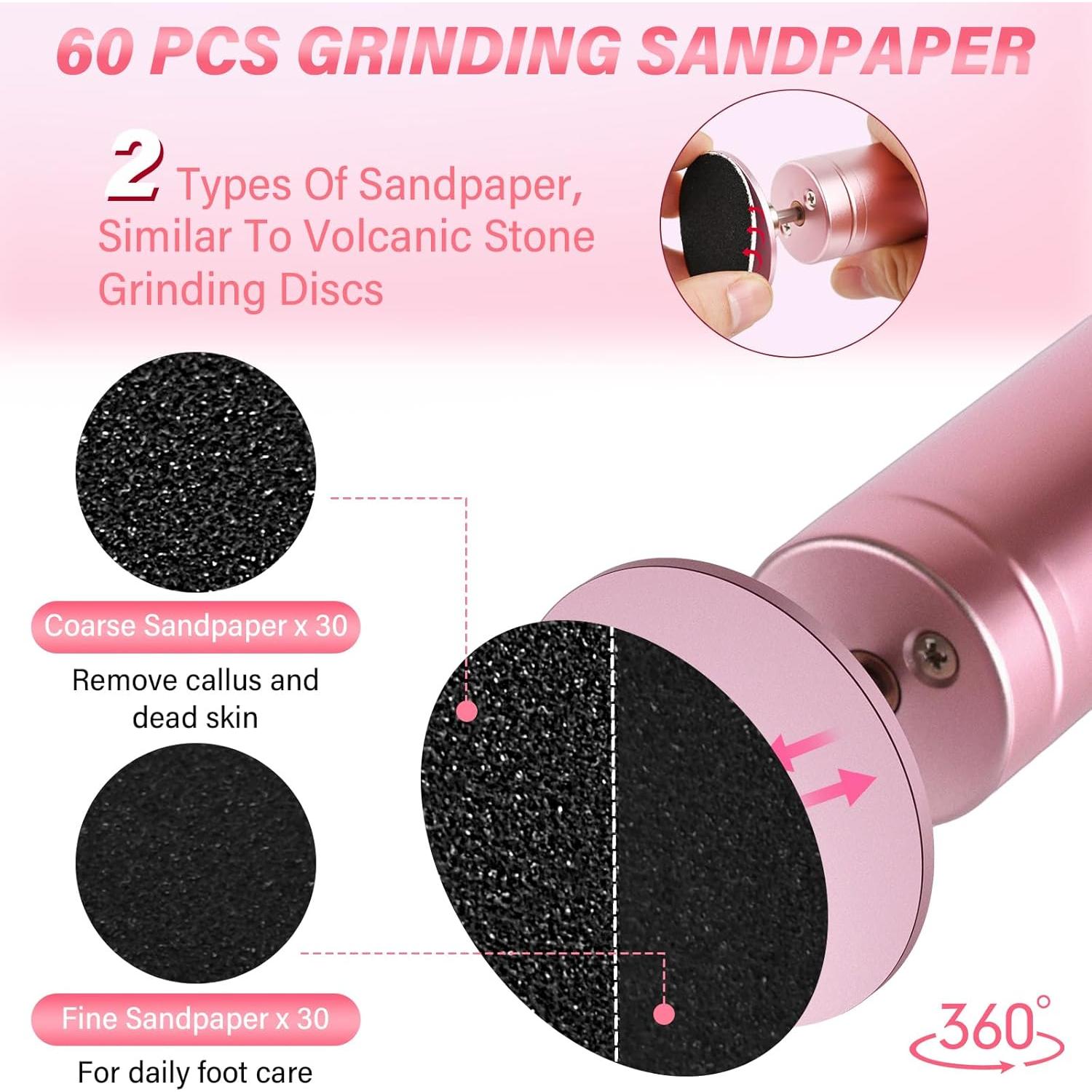 Removedor de Callos Eléctrico Ayimoll 2 en 1 con 60 Discos