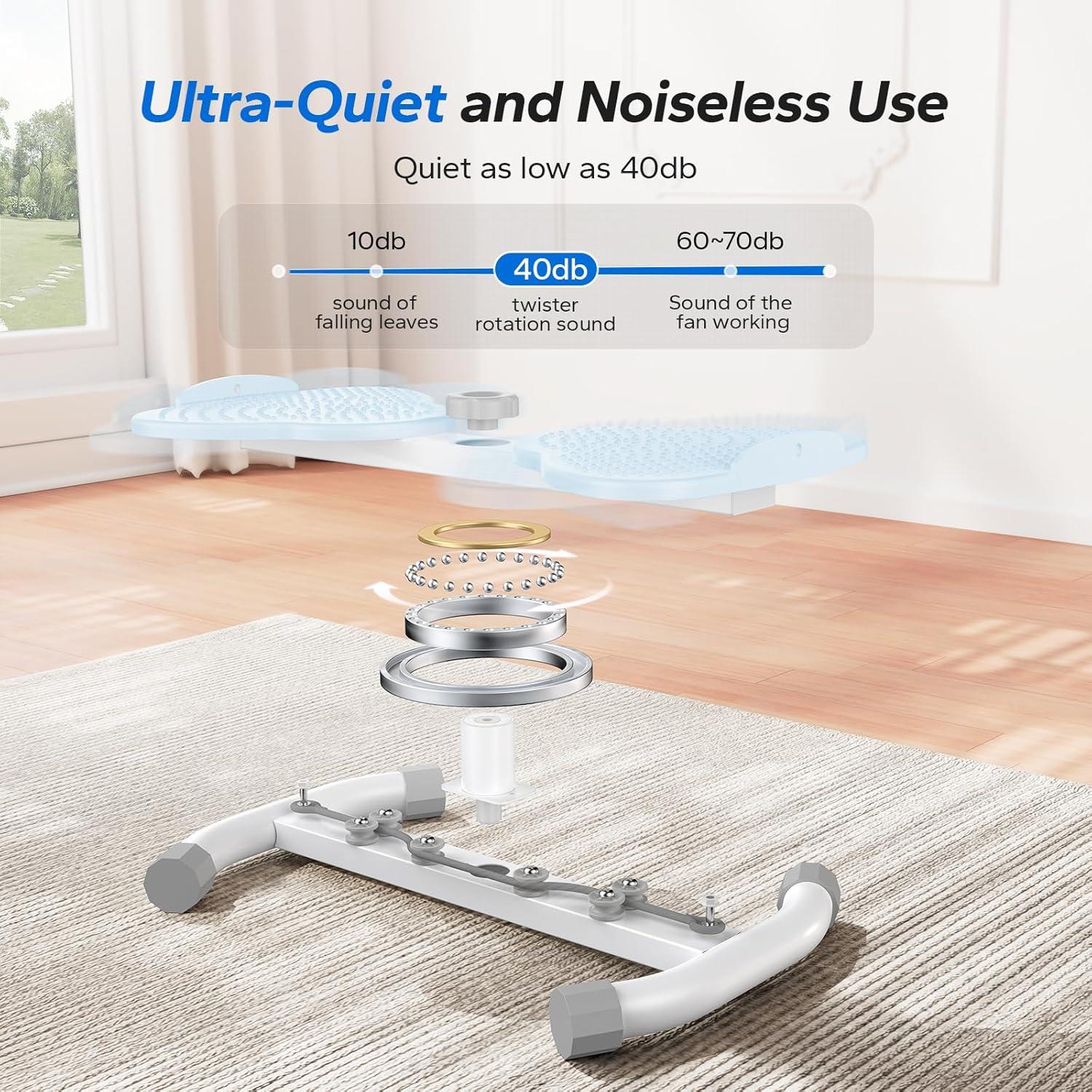 Máquina de Giros de Cintura MERACH, 136 kg, Ejercicio Abdominal