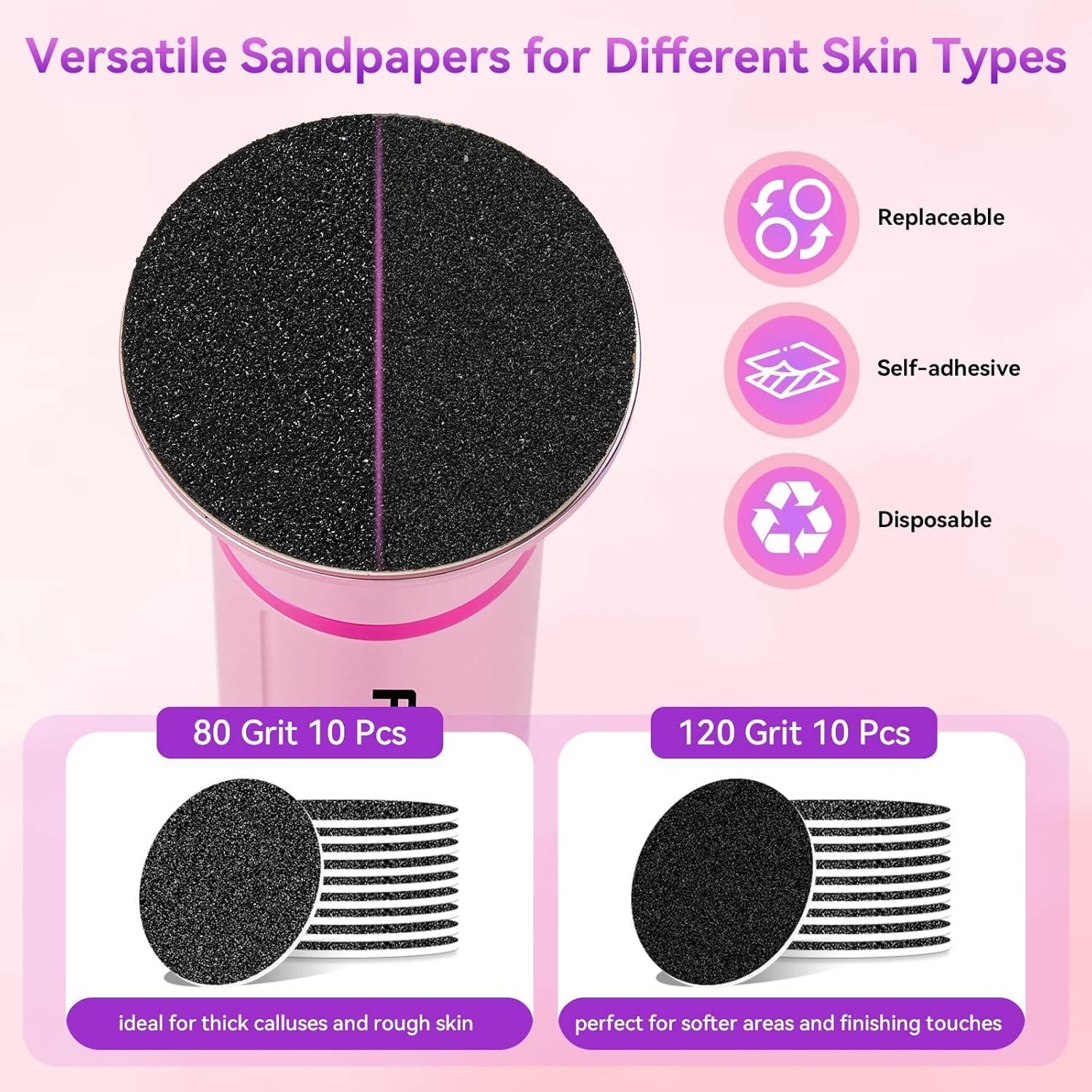 FAMILIFE Eliminador de Callos Eléctrico Recargable con Pantalla LED