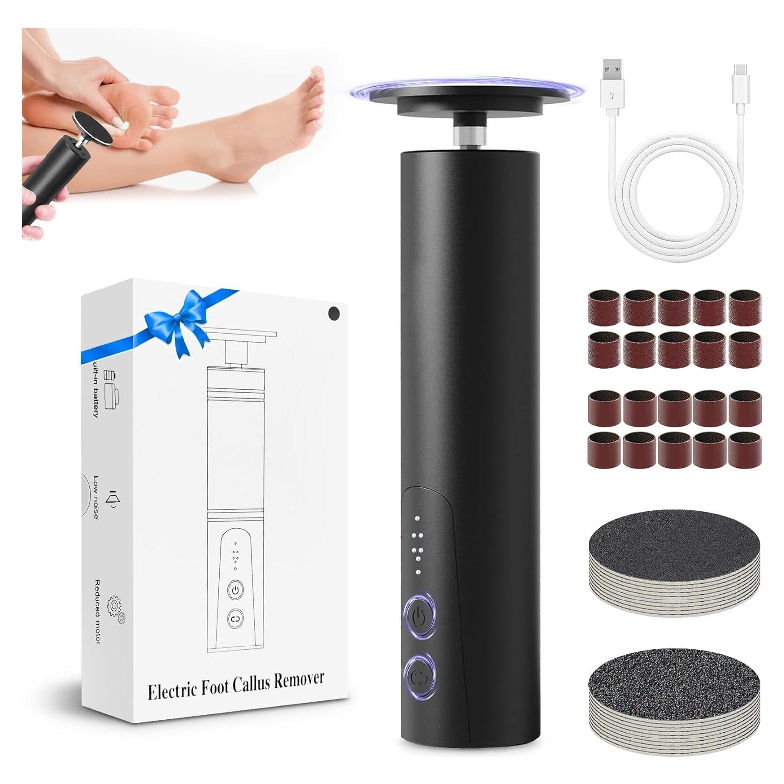 Removedor de Callos Eléctrico Lotanop 2 en 1 con 6 Velocidades