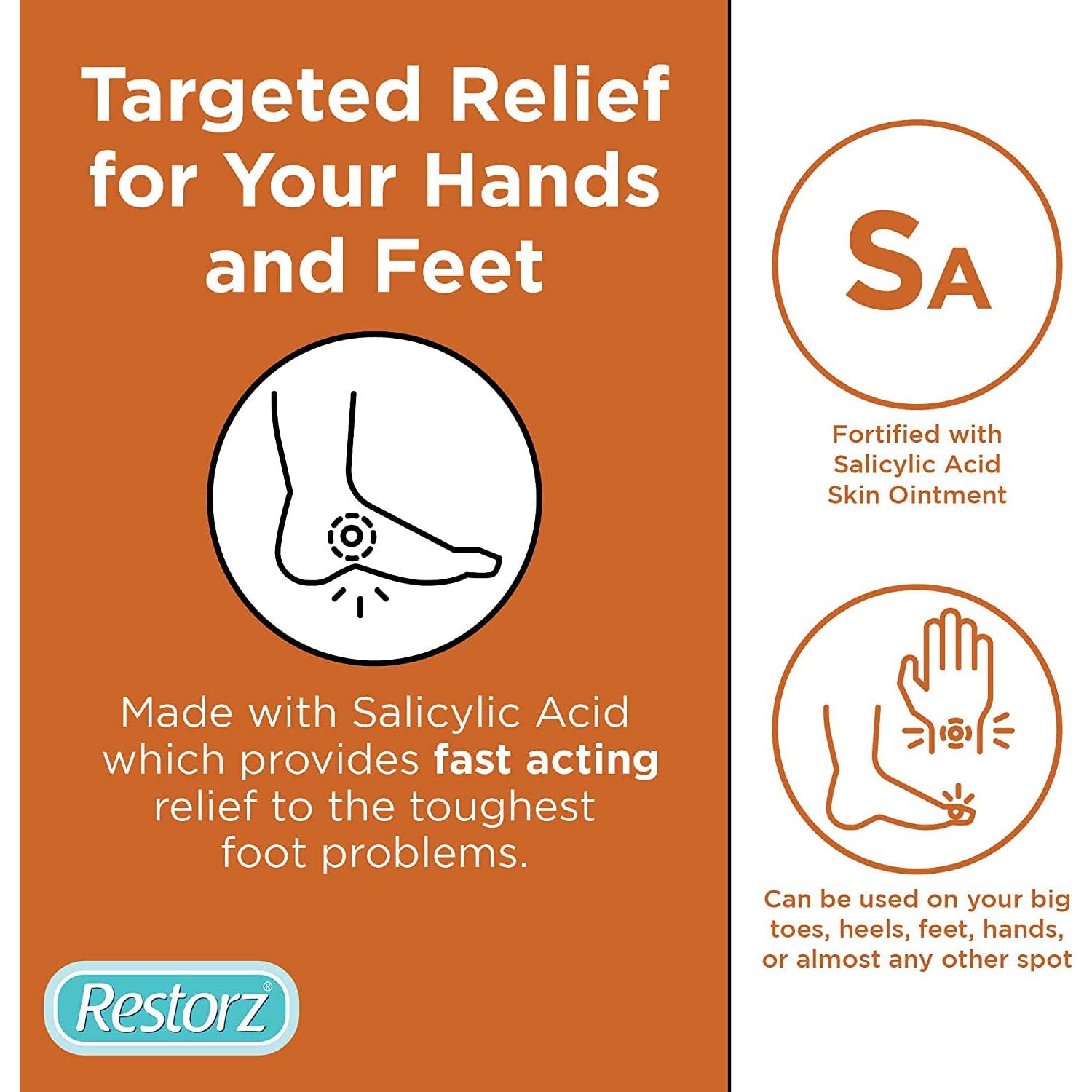 Restorz Removedor de Maíz y Callos en Barra con Ácido Salicílico - 1 Unidad