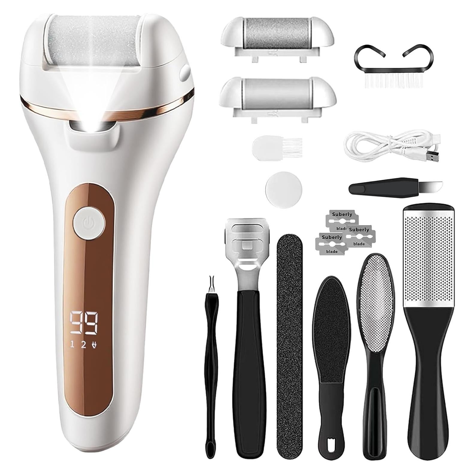 Removedor de Callos Eléctrico SilkGlow XB-513 Recargable Impermeable