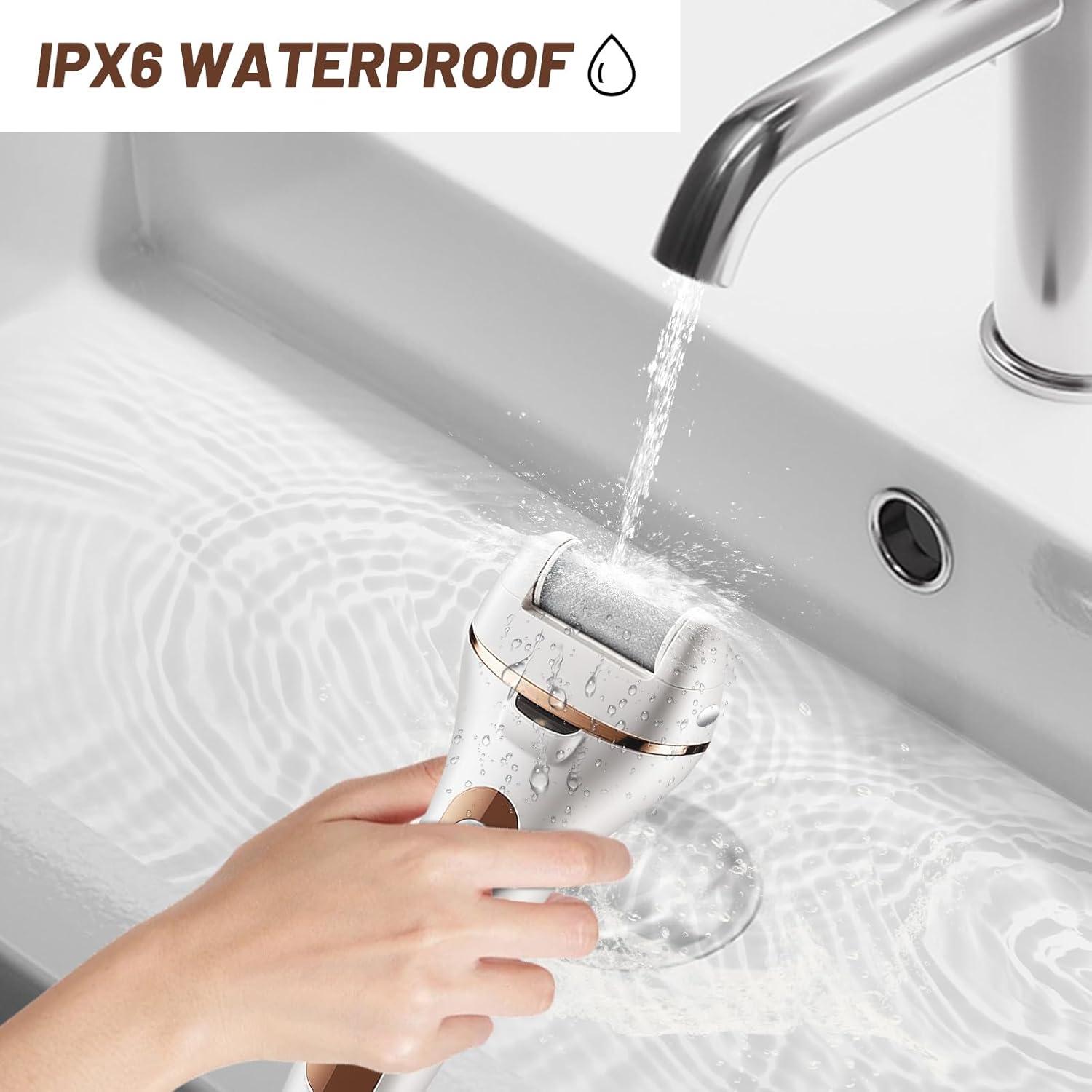 Removedor de Callos Eléctrico SilkGlow XB-513 Recargable Impermeable