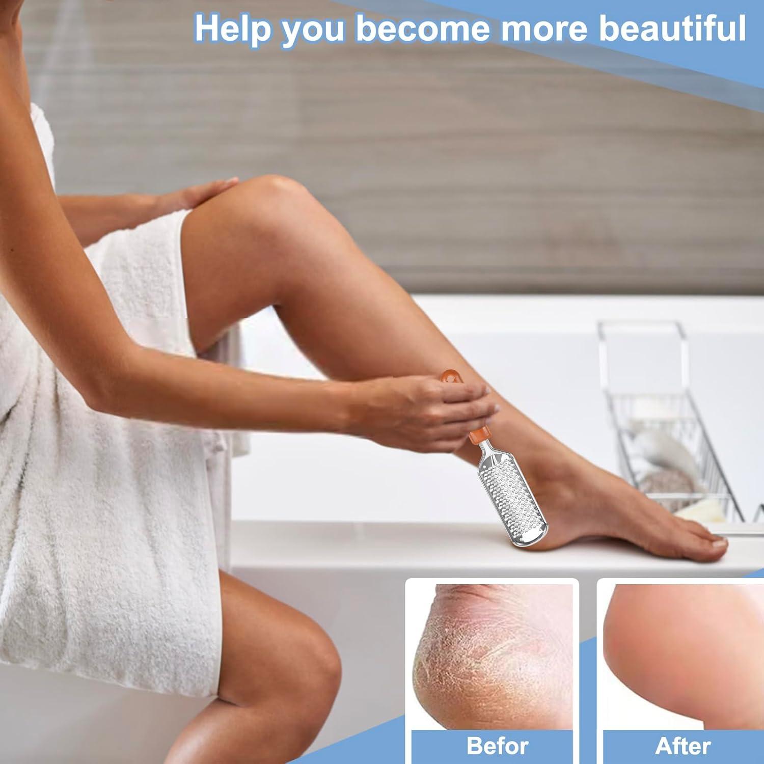 Raspador de pies Untrytb de acero inoxidable 17.99 cm