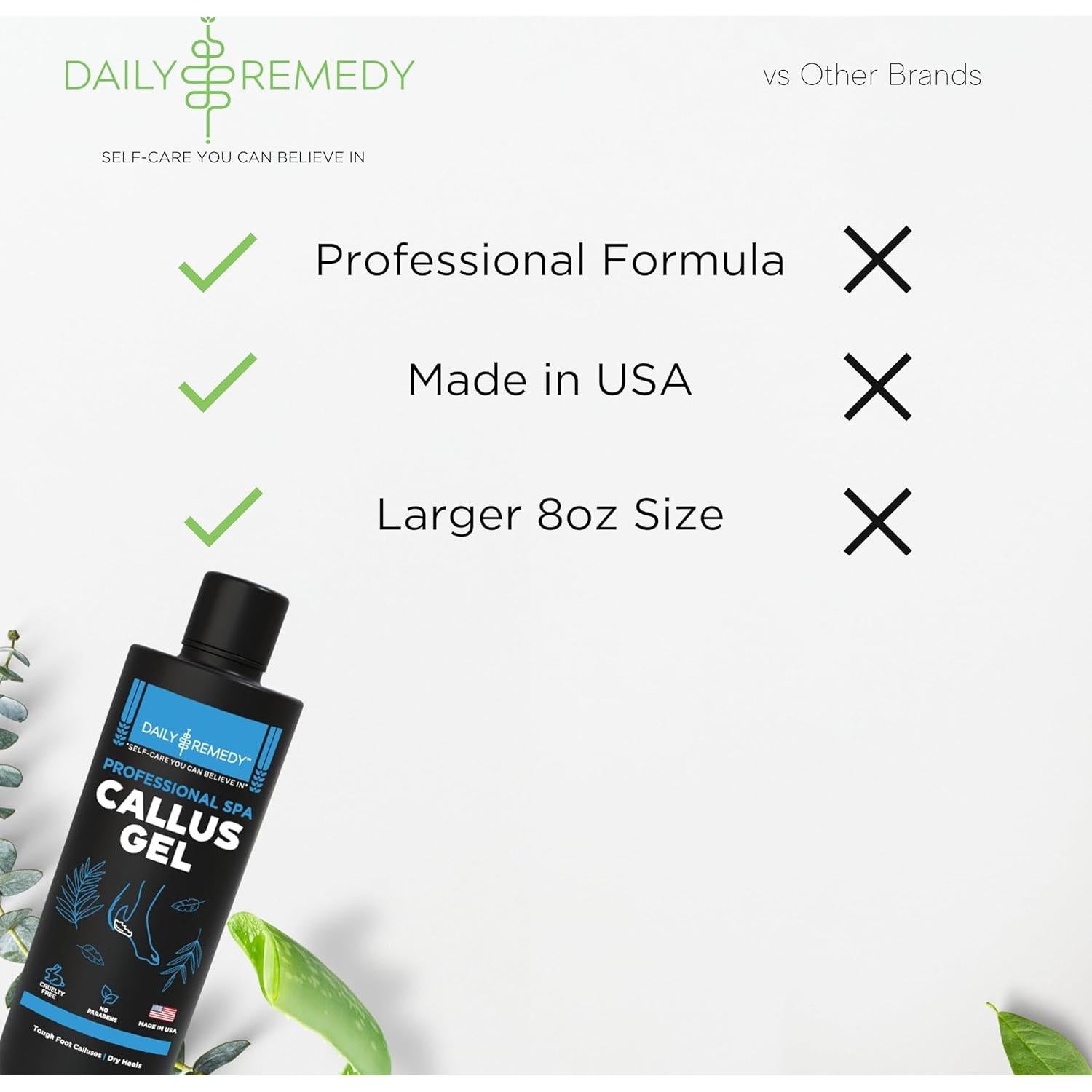 Gel Removedor de Callos Daily Remedy 226.8g - Pies Suaves