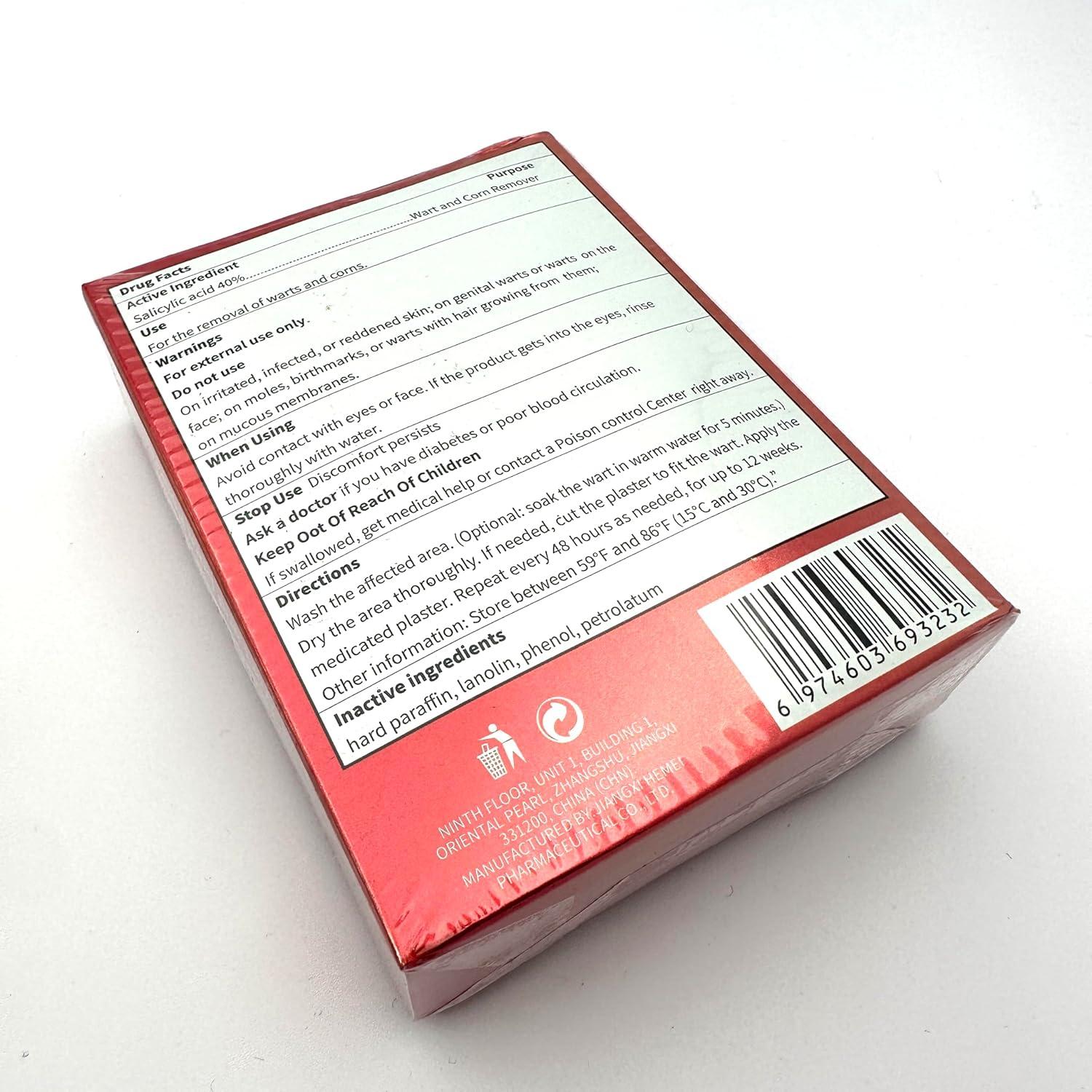 Parche Removedor de Verrugas y Callos DERMFREE 42 Piezas 40% Ácido Salicílico