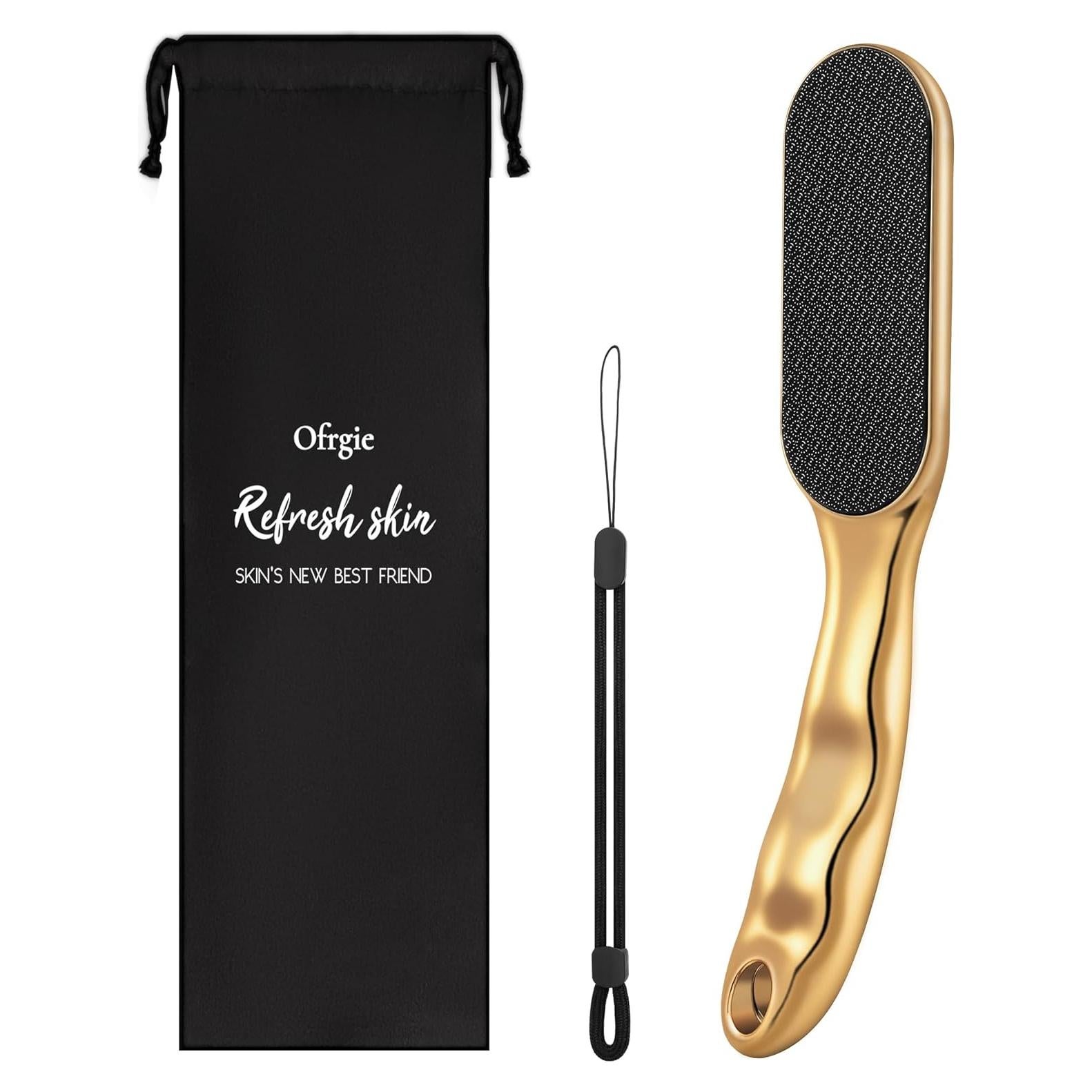 Lima de Pies Veinsgrain Nano Glass Dorada 22.86cm - Exfoliador