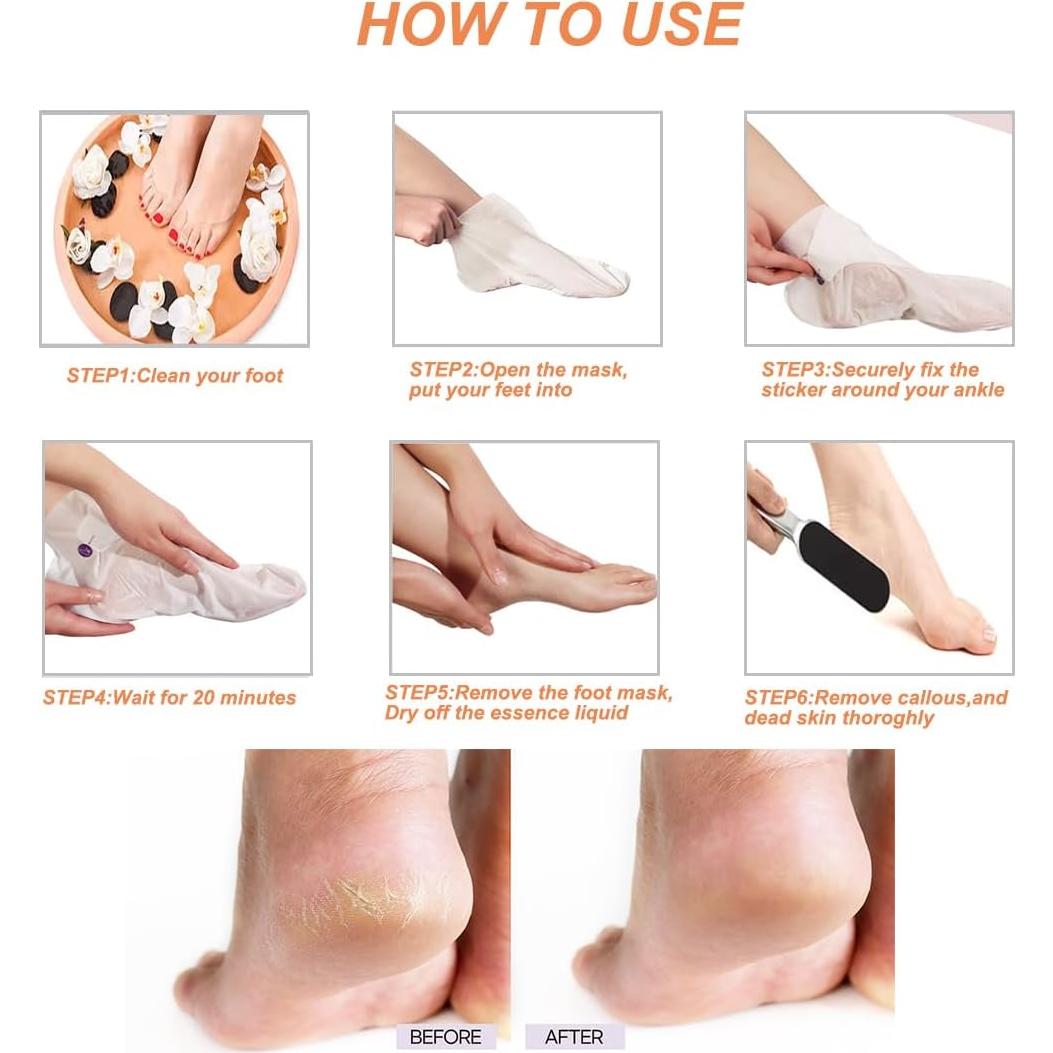 Lima de pies de acero inoxidable Joymarket con 2 mascarillas