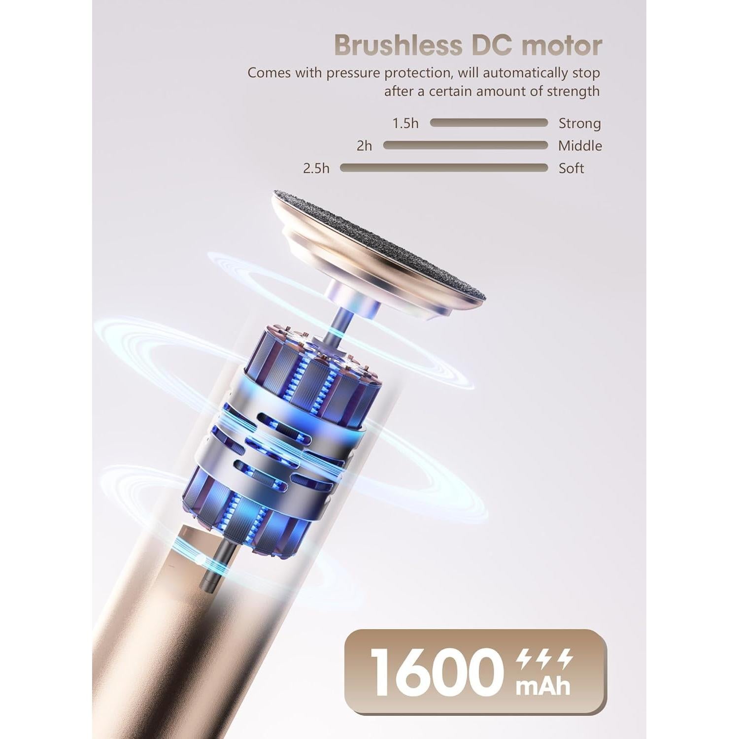 Removedor de Callos Eléctrico KIUCID 2 en 1 USB 3 Velocidades