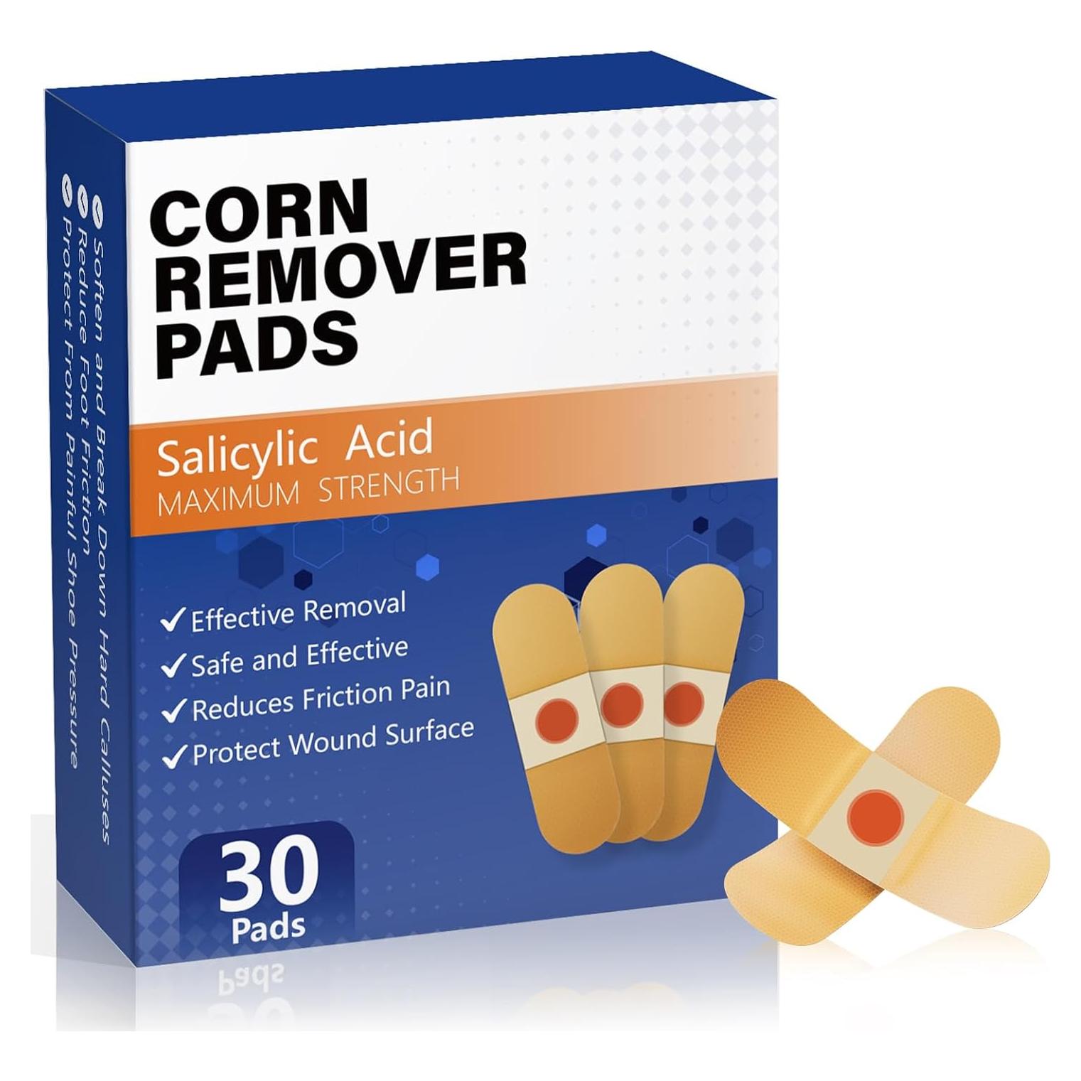 Parches Medicados para Callos QIYANA - 30 Parches 40% Ácido Salicílico